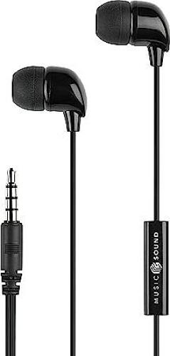 CELLULARLINE In-Ear Earphones With Mic Univ. 3,5mm-Klinke, Black