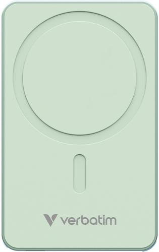 VERBATIM Charge n Go Essentials Power Bank Magnetic 5000MAH Green