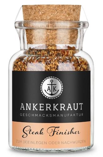 Glasbehälter mit Ankerkraut Steak Finisher Gewürzmischung und Korkverschluss