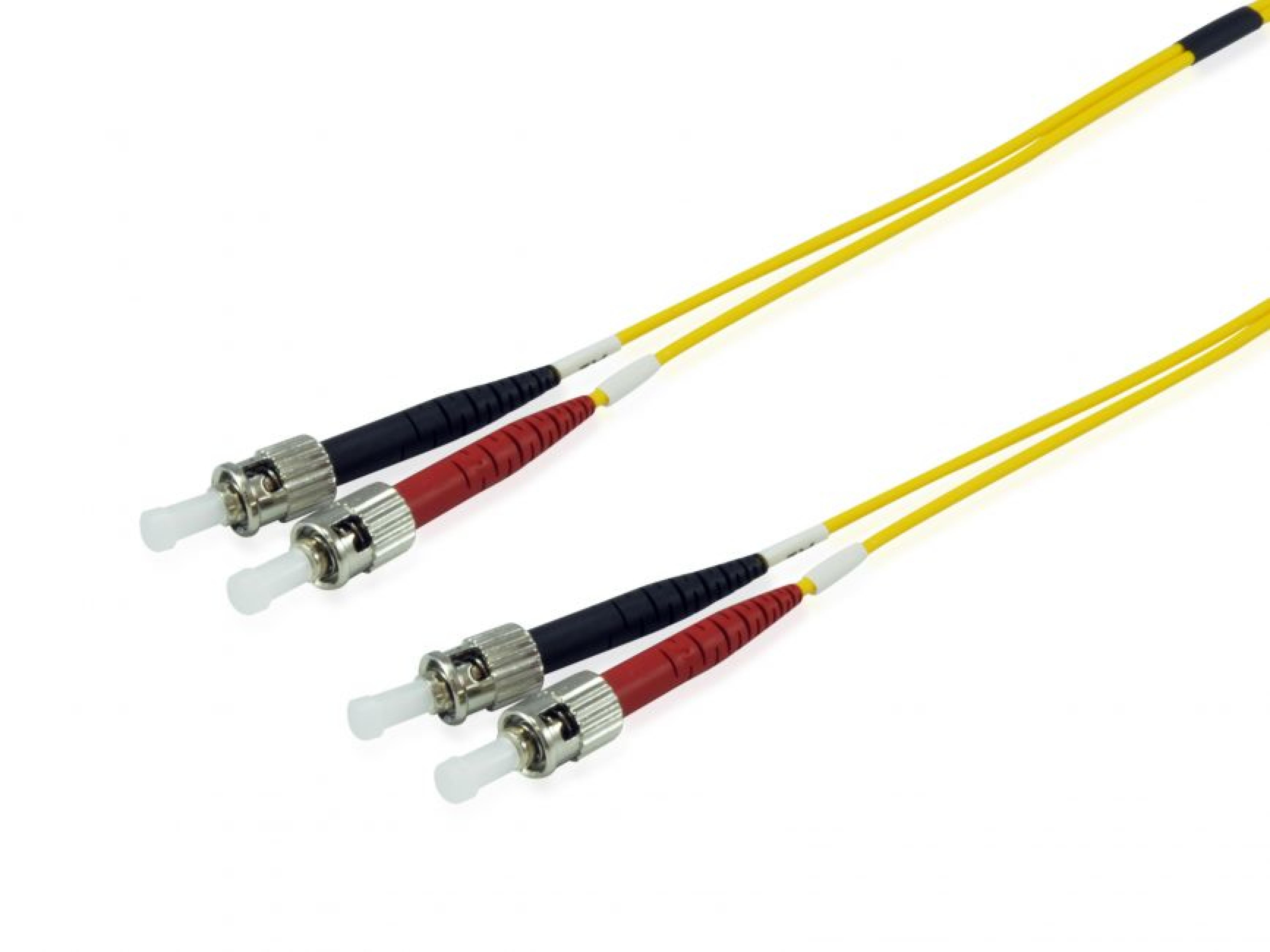 Equip Patchkabel ST->ST 15.00m Singlemode Duplex OS2 gelb Polybeute