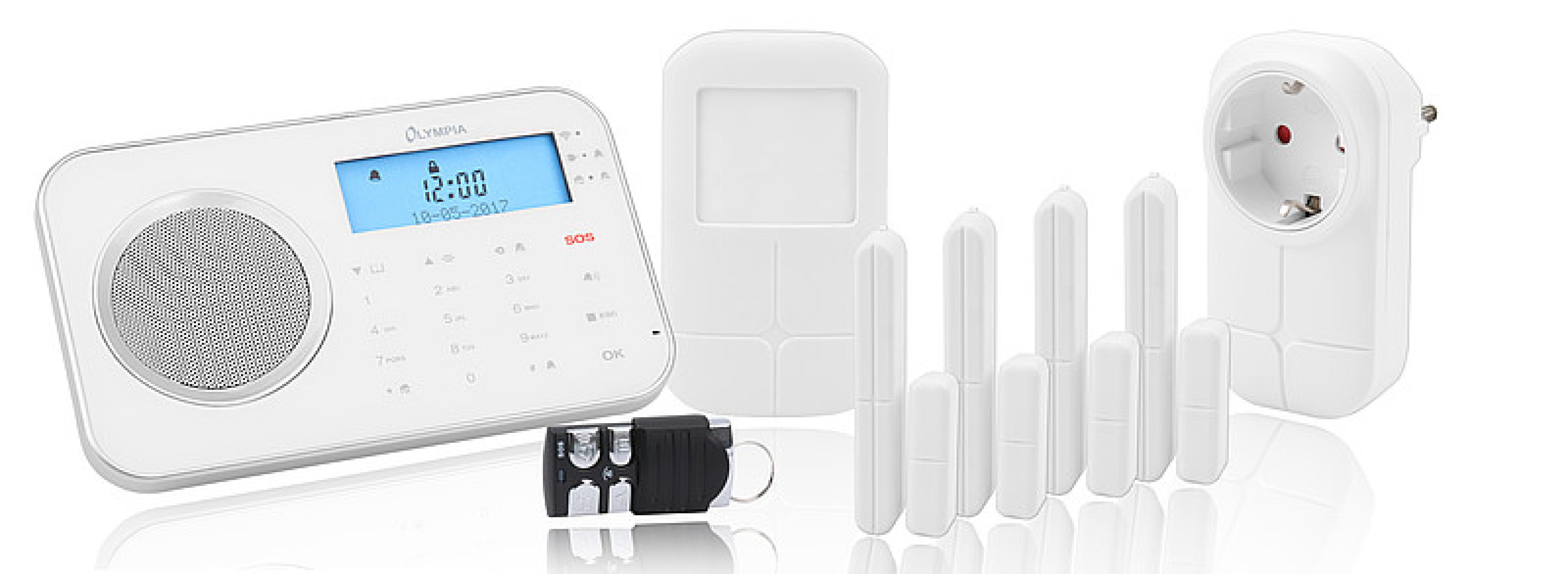 Olympia Alarmsystem ProHome 8762 WLAN/GSM weiss