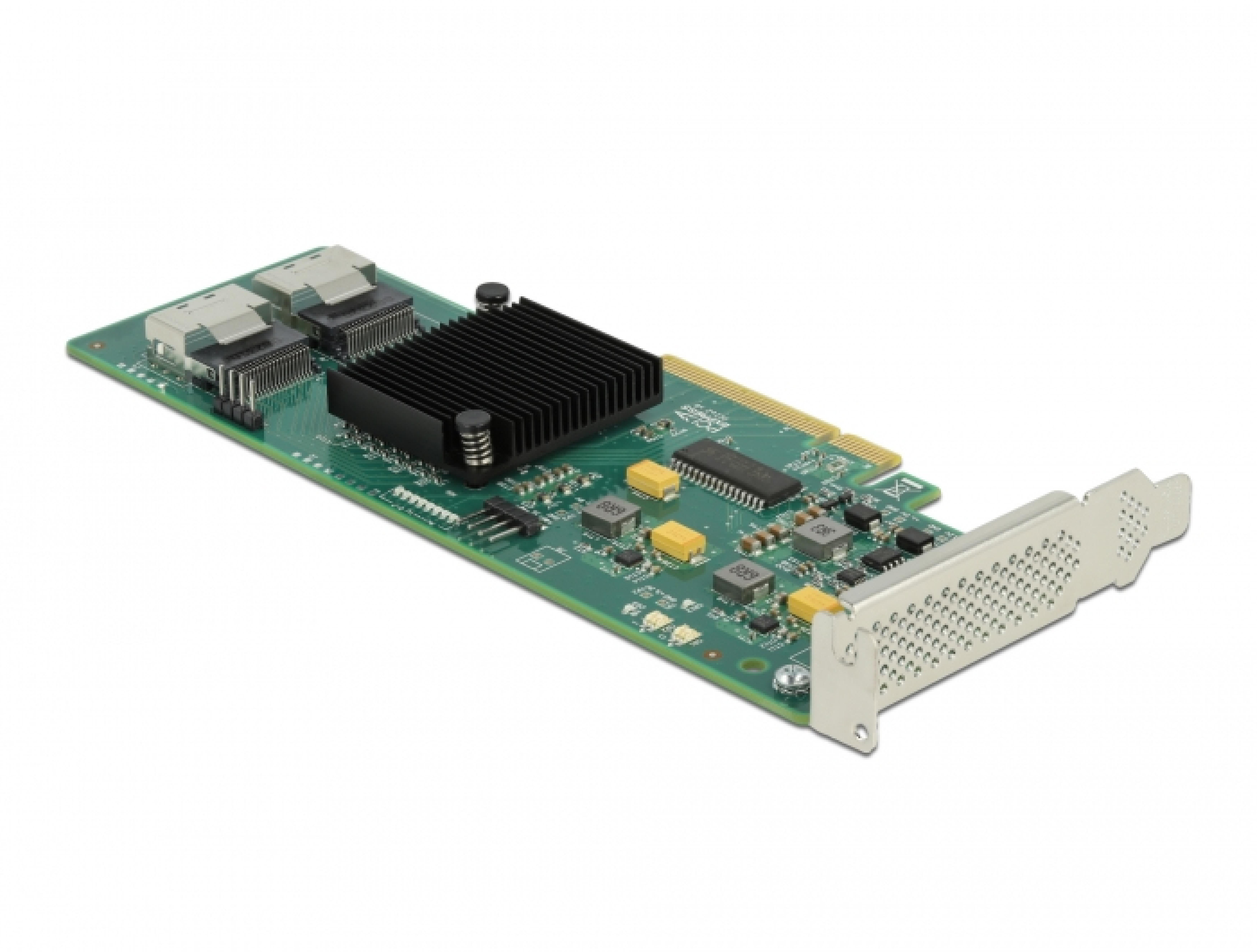 DELOCK 8 Port SATA PCI Express x8 Karte mit Anschlusskabel