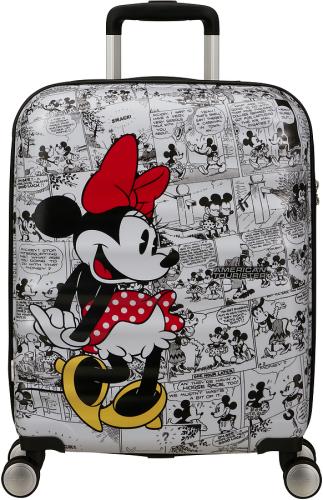 AMERICAN TOURISTER Wavebreaker Disney Spinner 55/20 TSA DISNEY FL Minnie Comics White