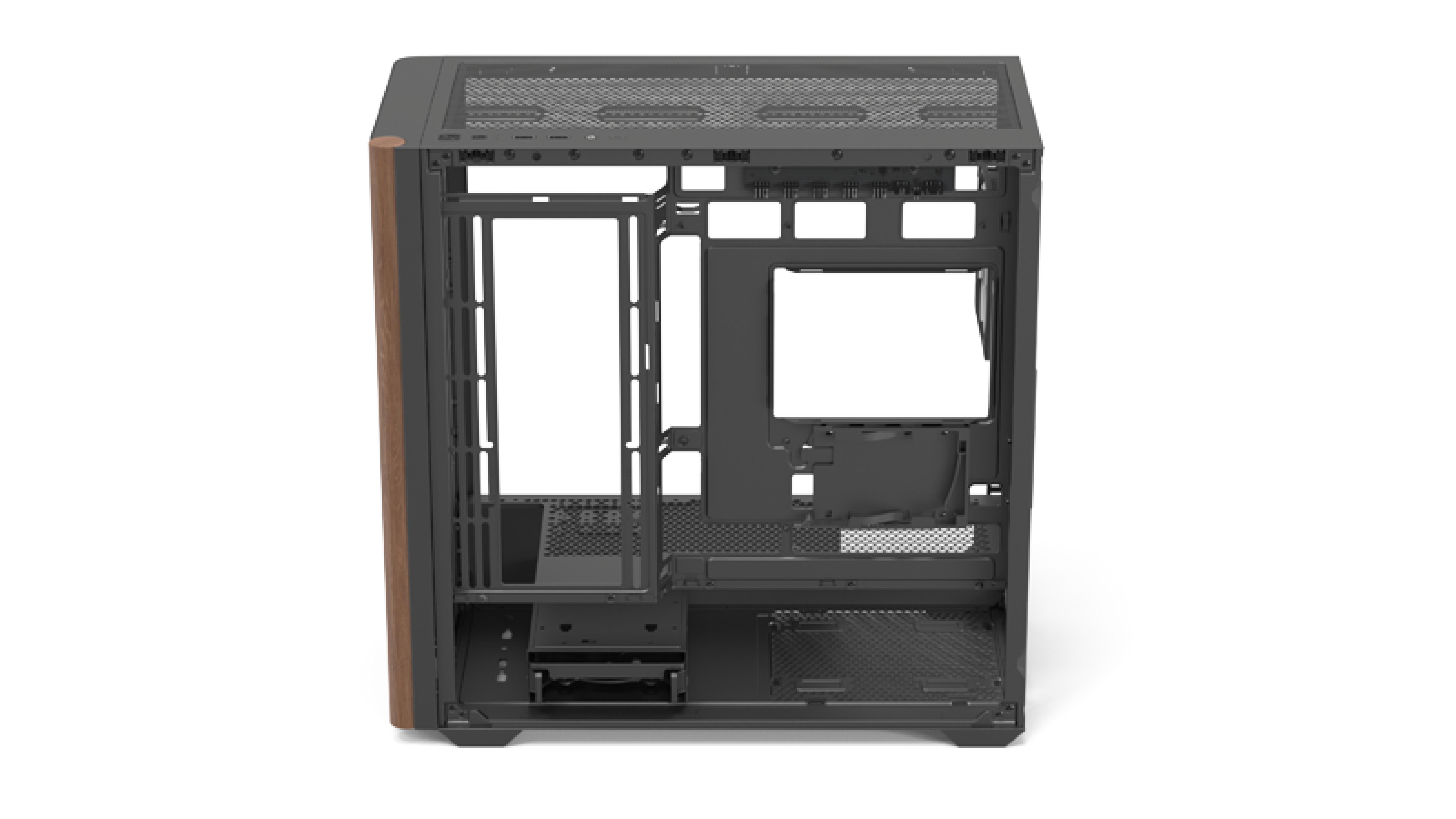 AeroCool Geh Mini D301A-G-BK-V2 (B/Wood/Micro-ATX)