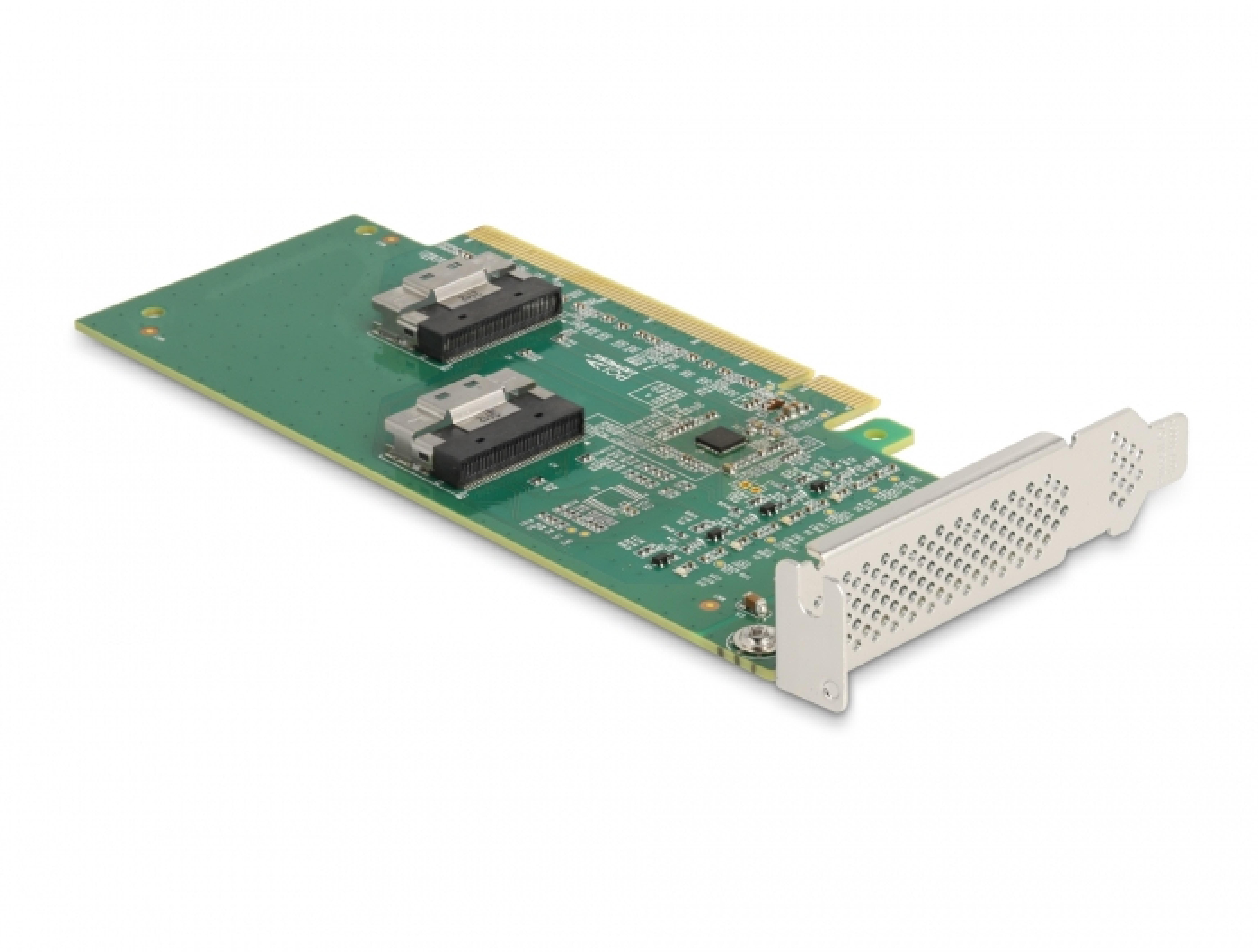 DELOCK PCI Express 4.0 x16 Karte zu 4 x SFF-8639 NVMe