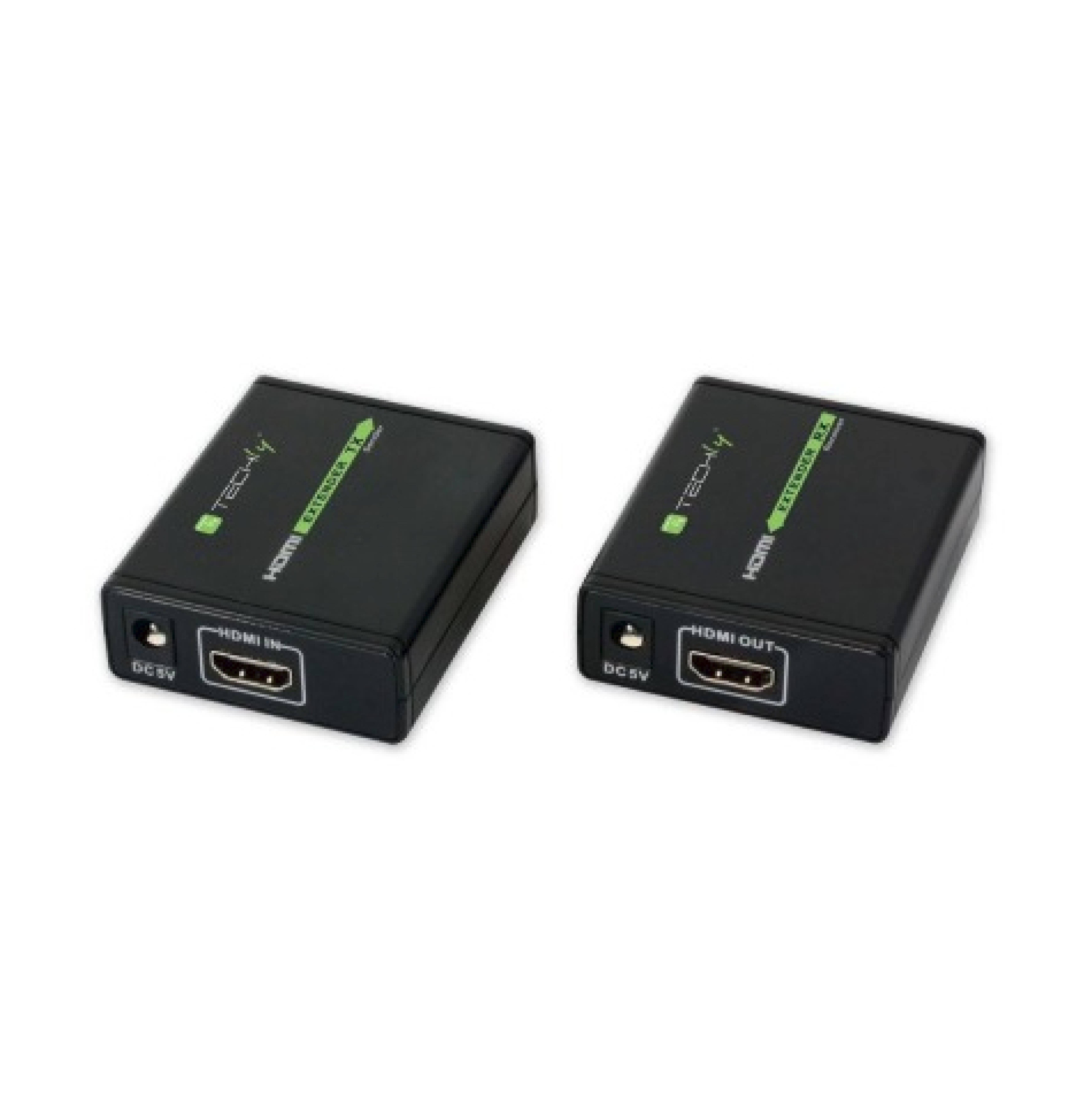 Techly HDMI Extender ueber Netzwerkkabel Cat5e/6, 60m