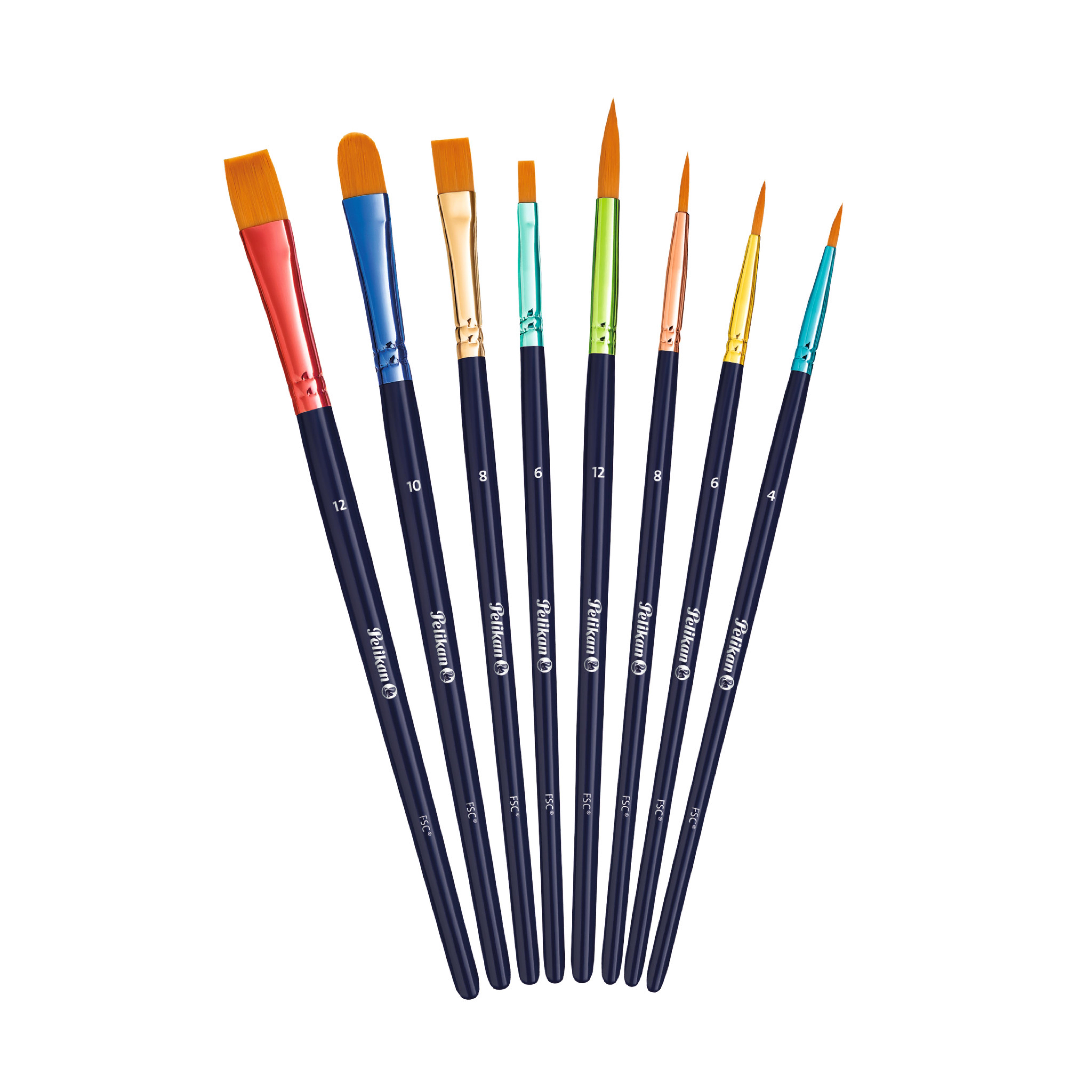 Pelikan Schulpinselset Premium PI8/PB 8 Stueck