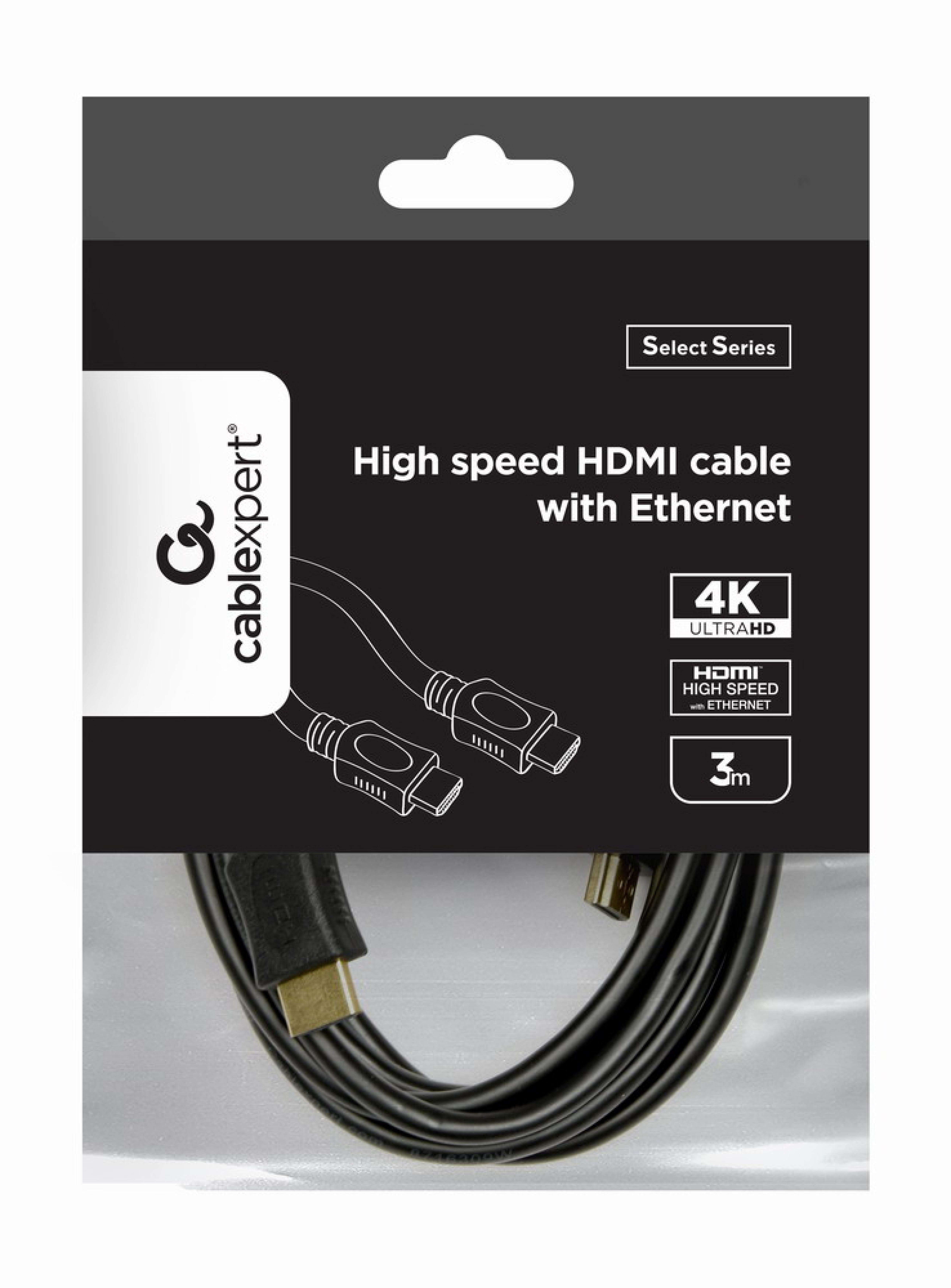 gembird HDMI-Kabel High-Speed mit Ethernet 3.0m