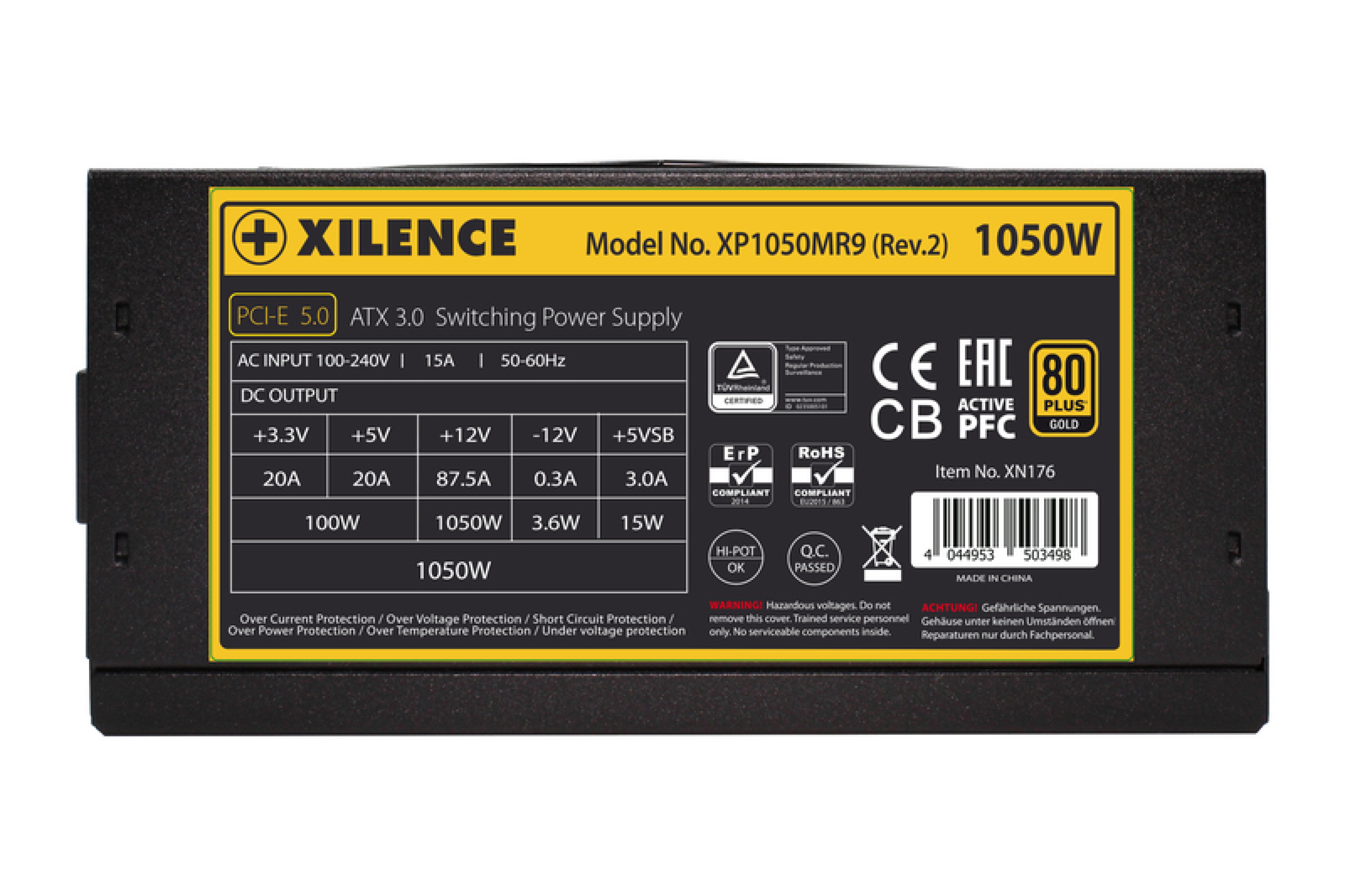 Xilence Netzteil 1050W Performance X 80+ Gold Modular ATX3.0