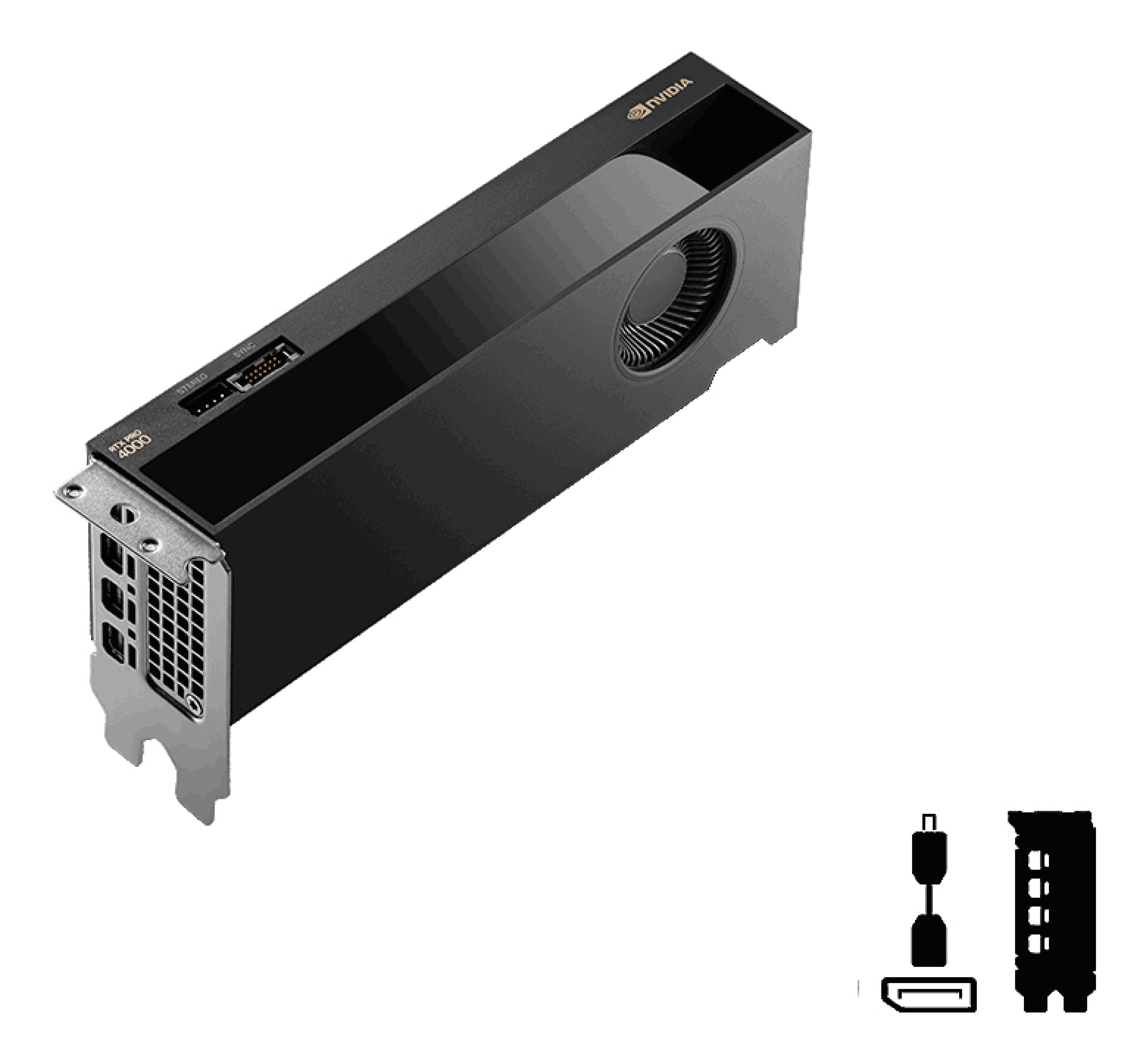 PNY Quadro RTX PRO 4000 Blackwell 24GB GDDR7 SFF 4xDP