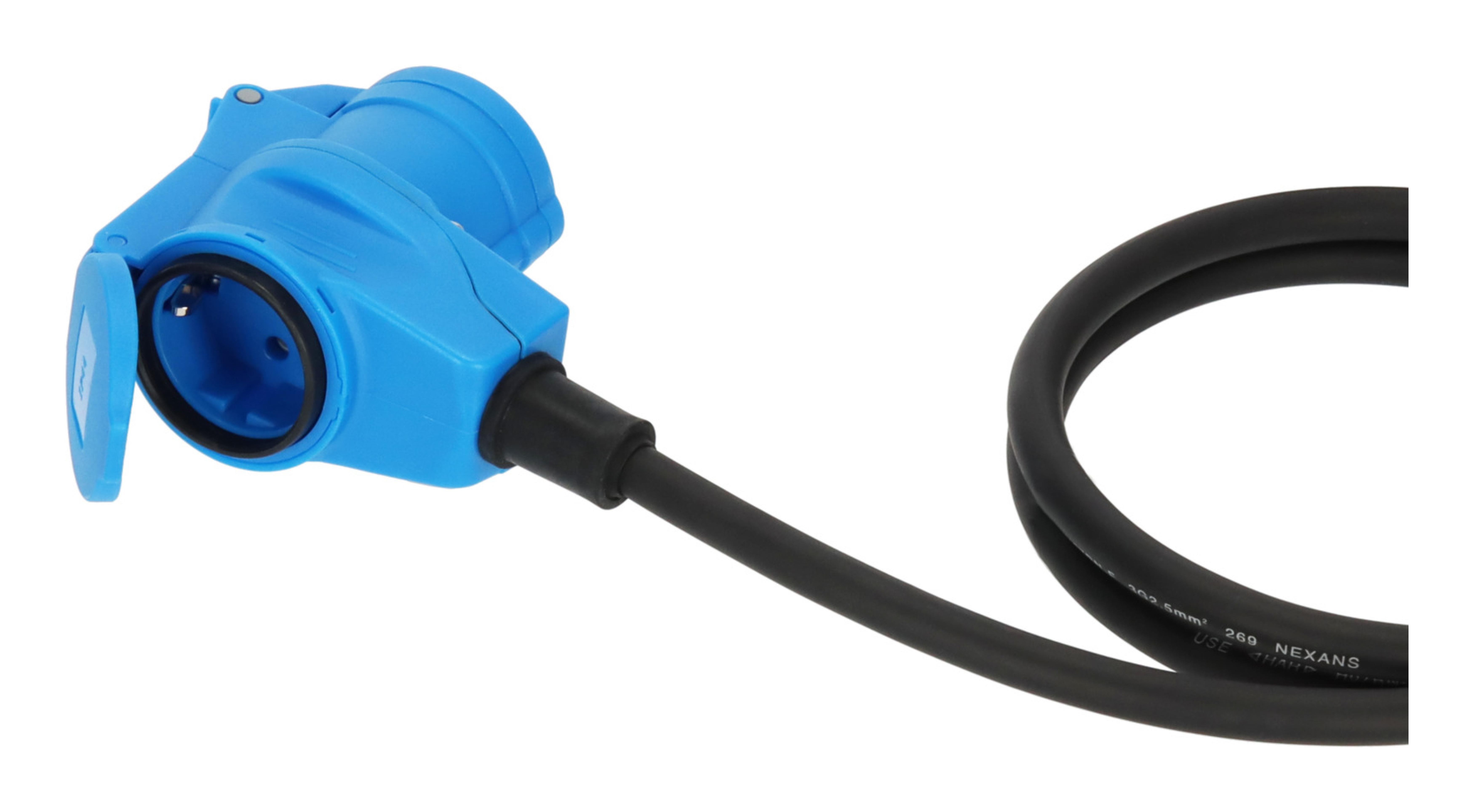 Brennenstuhl Adapter-Leitung 1,5m H07RN-F3G2.5 sw Schuko Ste
