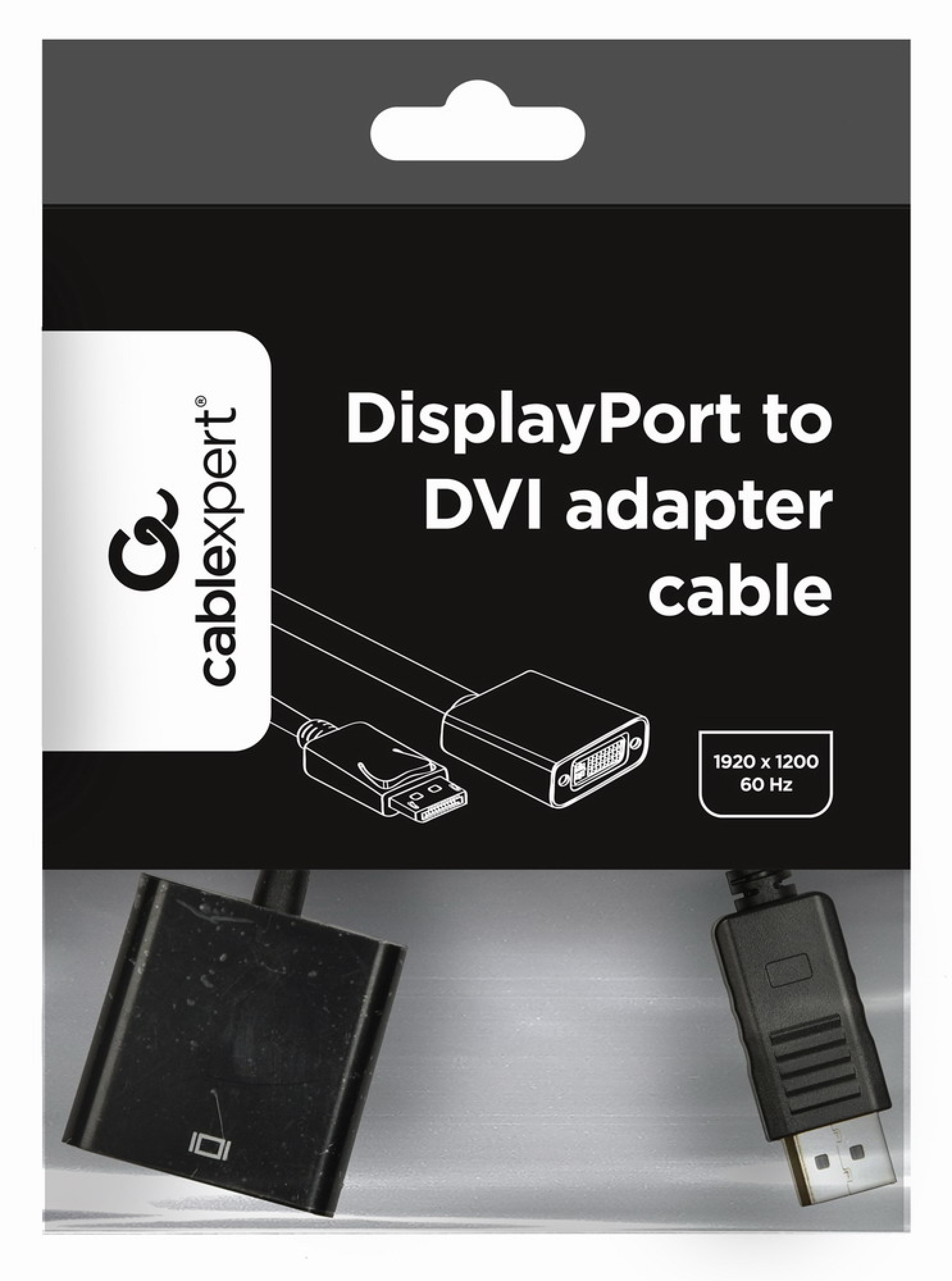 gembird DisplayPort -> DVI - Adapterkabel, schwarz