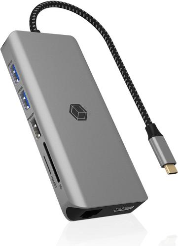 RAIDSONIC ICY BOX USB Type-C® Notebook DockingStation zu 12 weiteren Anschlüssen