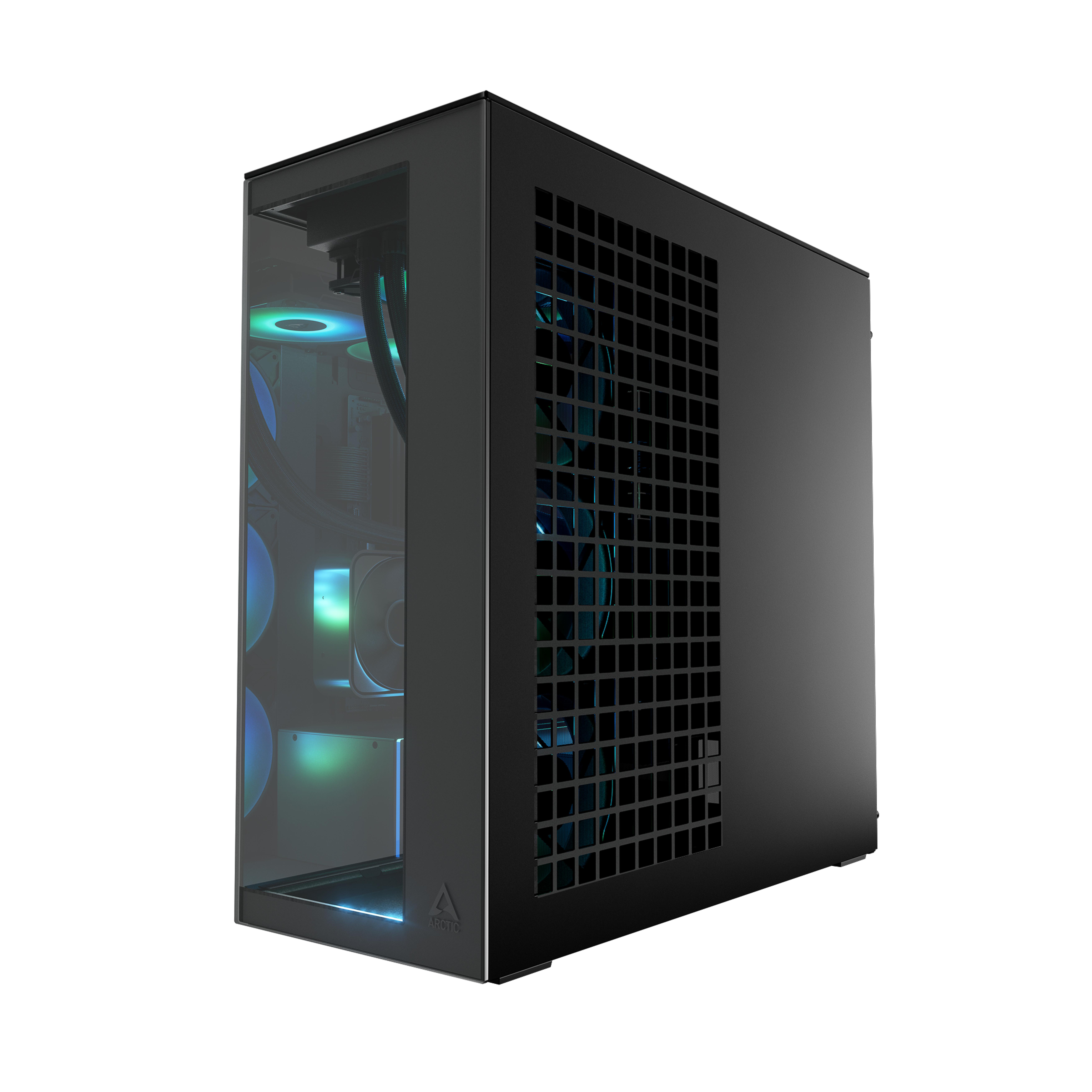 ARCTIC Geh Xtender Mirror Black w.GPU vertical mount