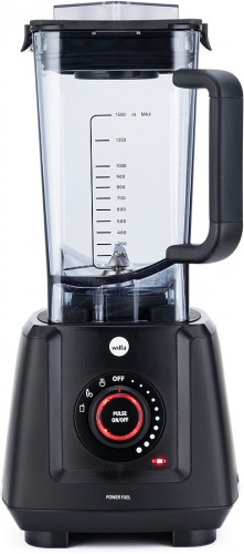 WILFA Standmixer POWERFUEL BLACK, 1.5 Liter, 1200W, Erwärmungsfunktion, PB2B-P1200