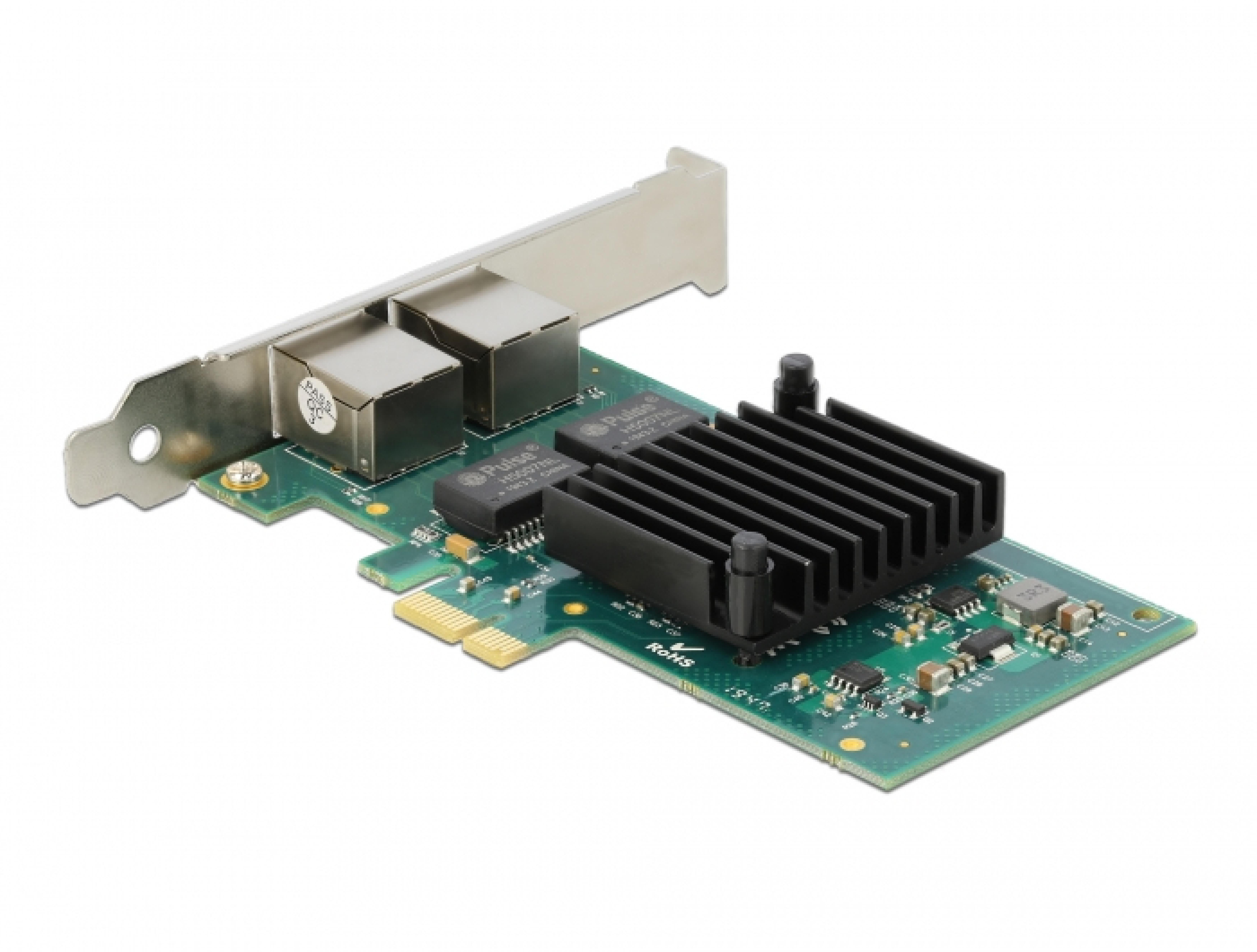 DELOCK PCI Expr Card 2xRJ45 Gigabit LAN i350
