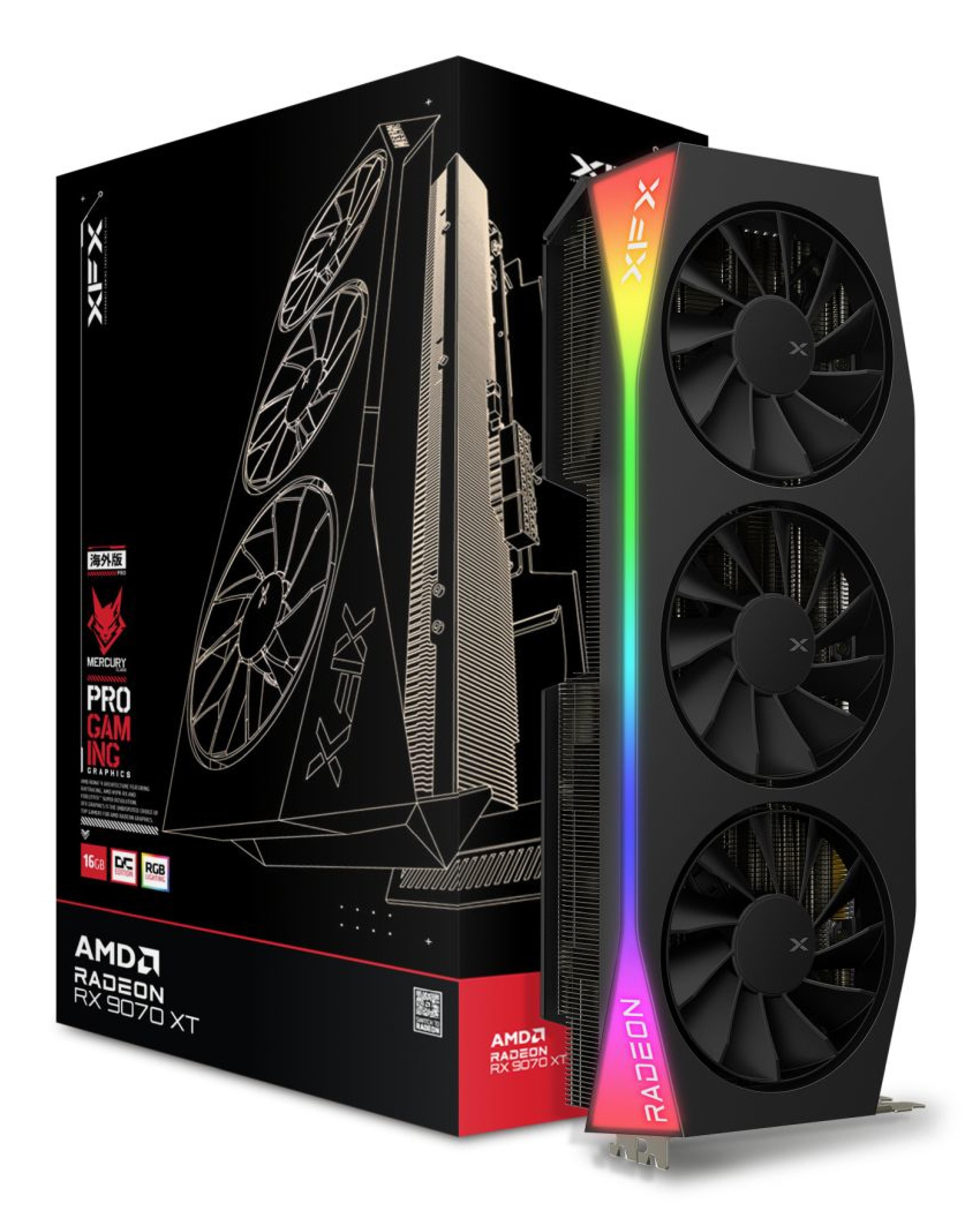XFX RX 9070XT OC Gaming Mercury 16GB GDDR6 HDMI 3xDP