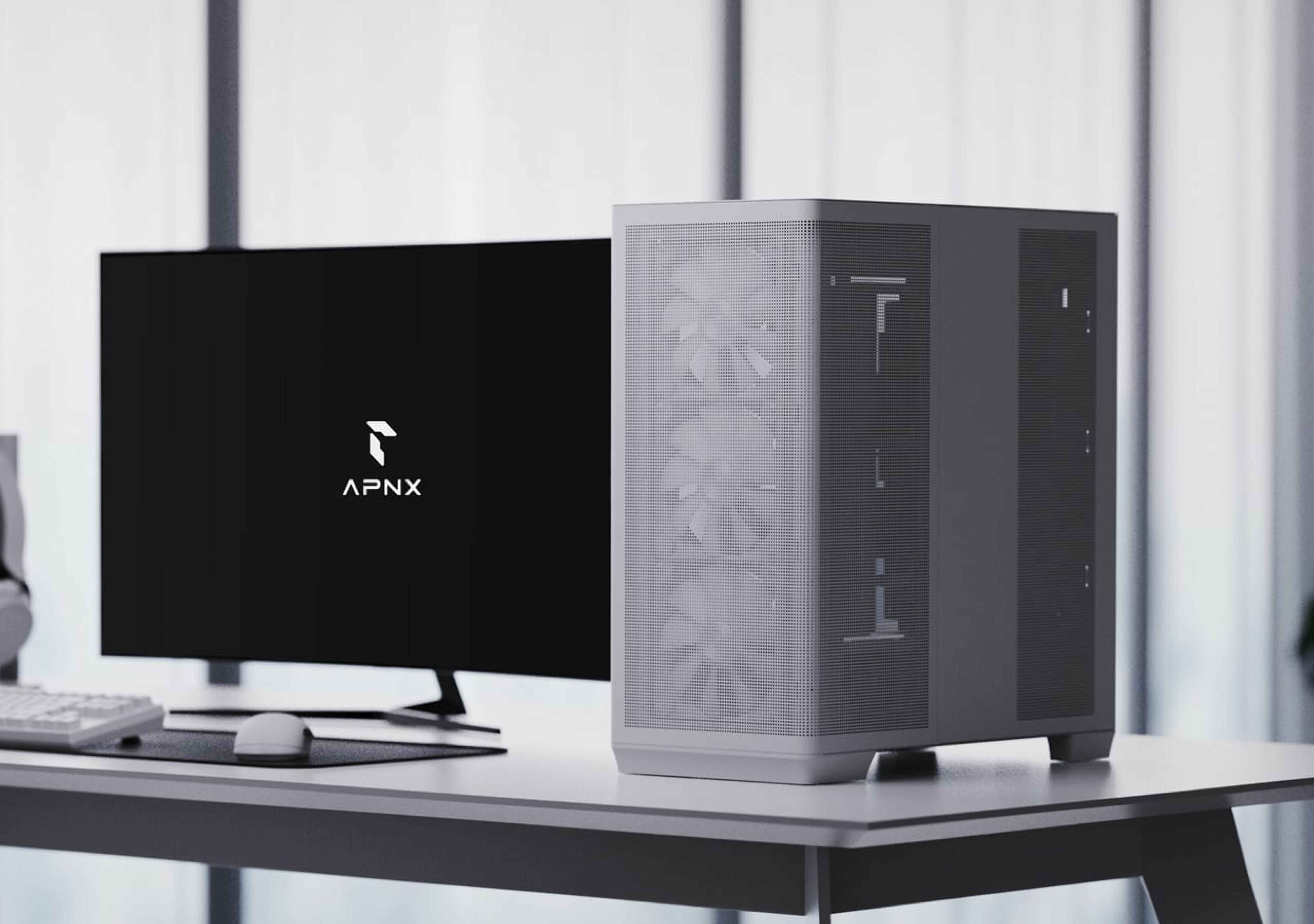 APNX Geh Midi APNX C1-R-WT-V1 (W/MicroATX/MiniITX)