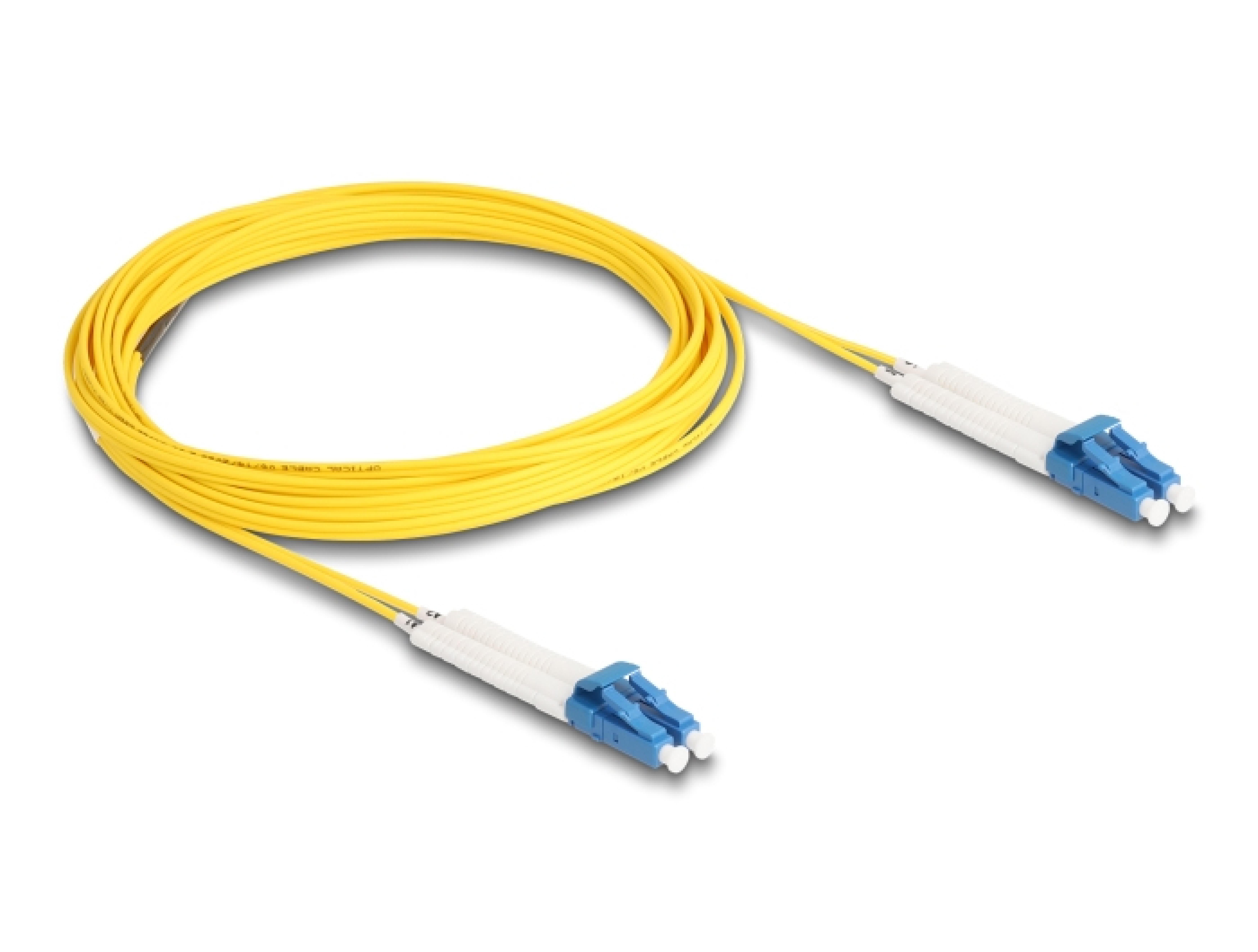 DELOCK LWL Kabel LC Duplex zu LC Duplex Singlemode OS2 5 m
