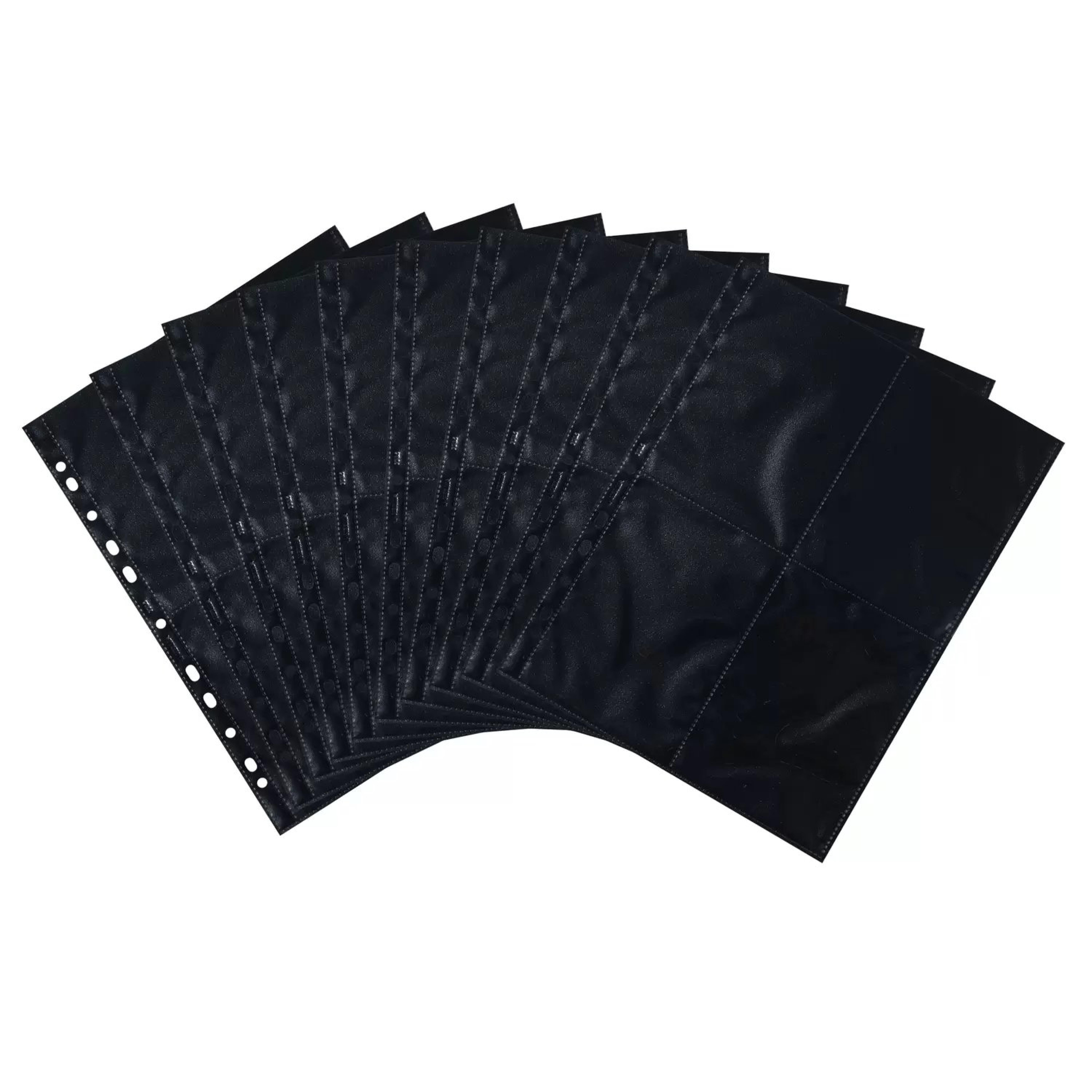 HERMA Fotosichthuellen 100 x 150 mm hoch schwarz 10 Huellen