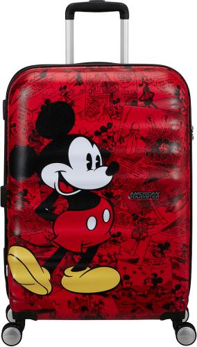 AMERICAN TOURISTER Wavebreaker Disney Spinner 67/24 TSA DISNEY FL Mickey Comics Red