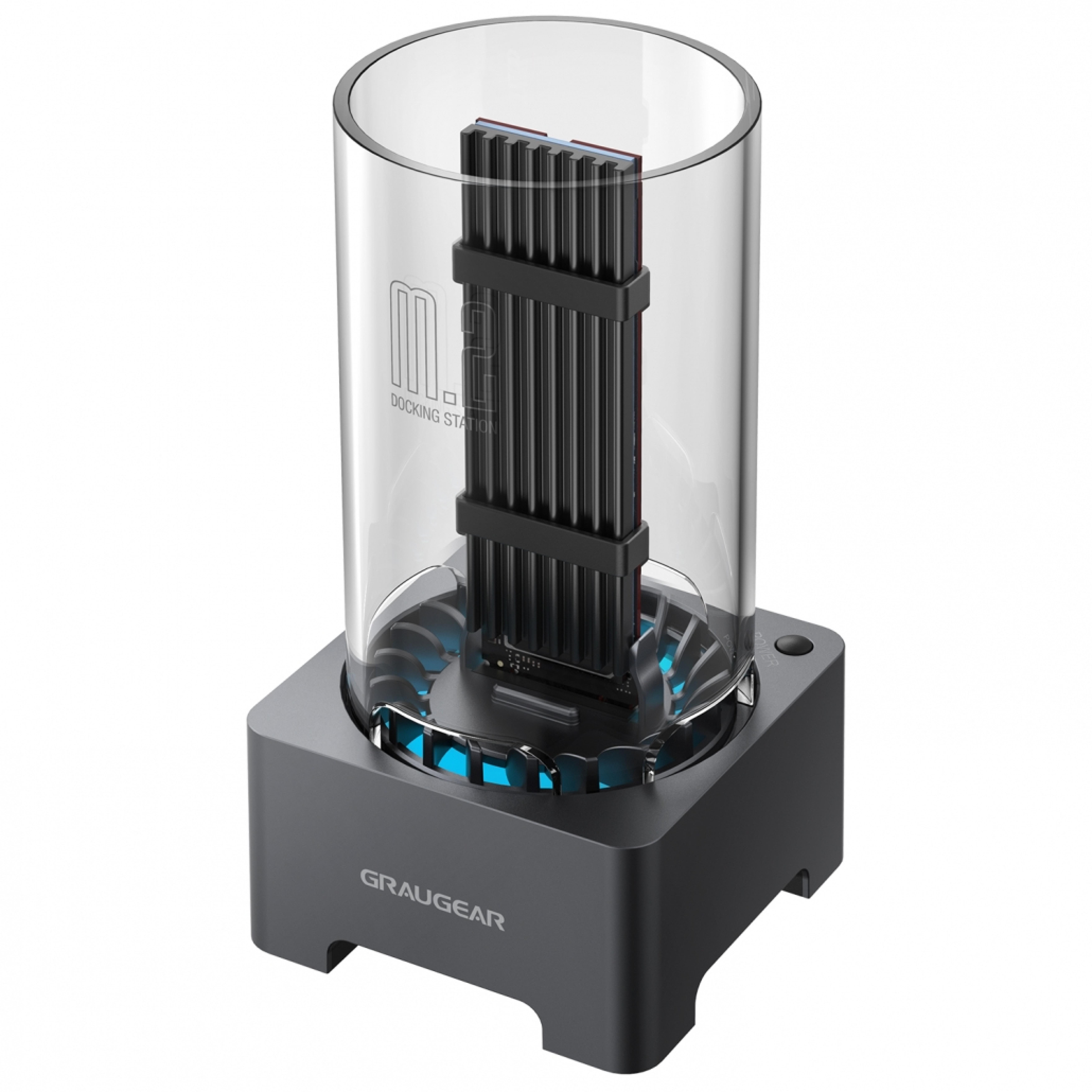 GRAUGEAR Docking Station fuer M.2 SSD NVMe/NGFF