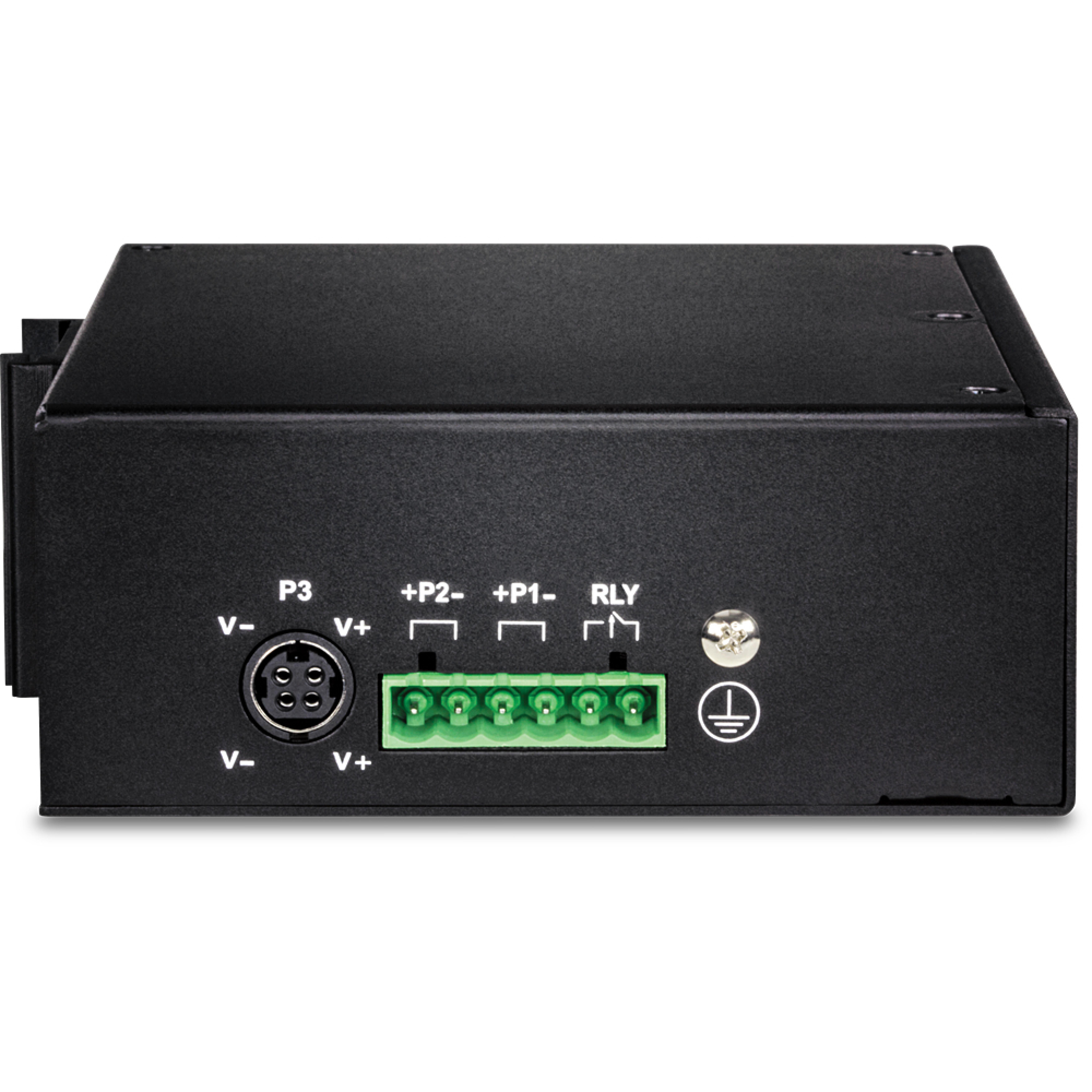TRENDnet Industrie Switch 16 Port Gbit PoE+ DIN-Rail Metall