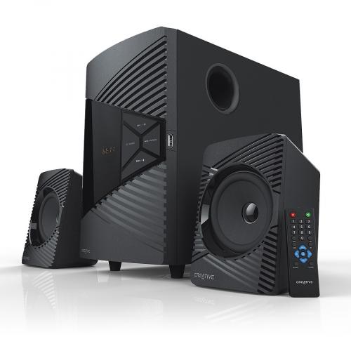 CREATIVE SBS E2500 2.1 Lautsprecher, Bluetooth 5.0, MP3-Player, UKW Radio