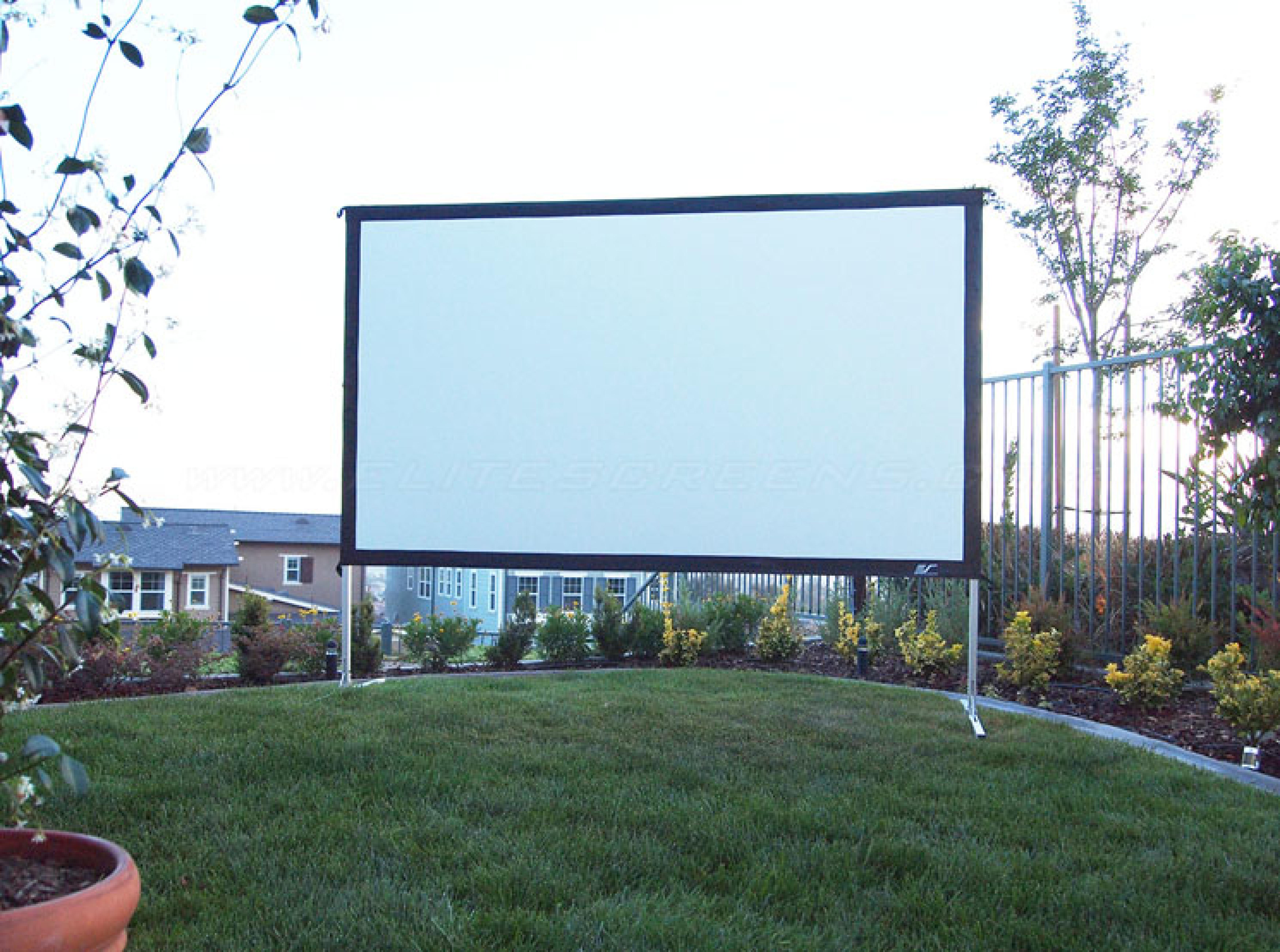Elite Screens Outdoor 16:9 221*124cm Yard Master2 silber