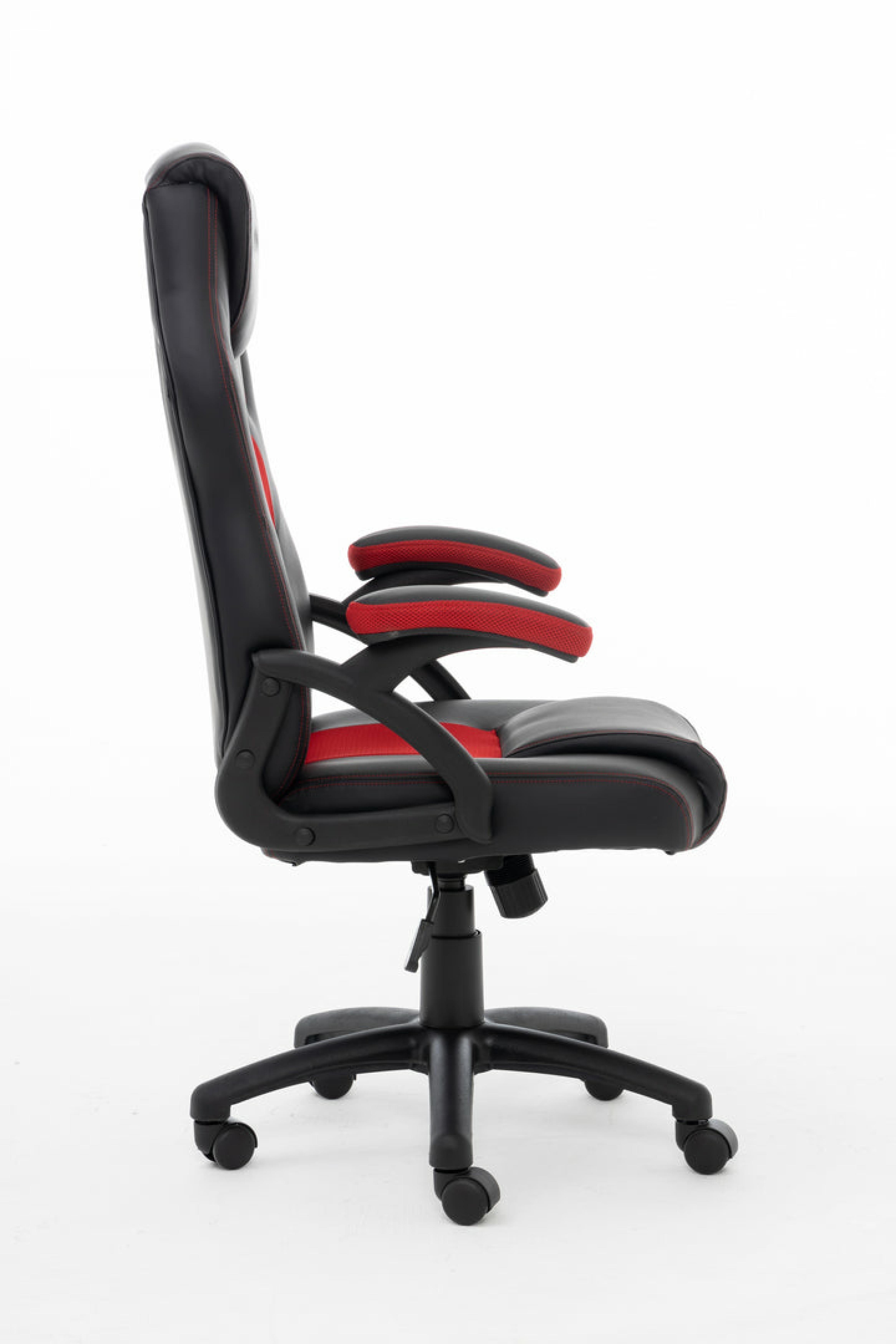 Raptor Gaming Stuhl GS-40 PU + Fabric schwarz/rot