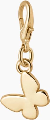 Eleganter goldener Schmetterlingsanhänger mit praktischem Karabinerverschluss für Schmuckaccessoires