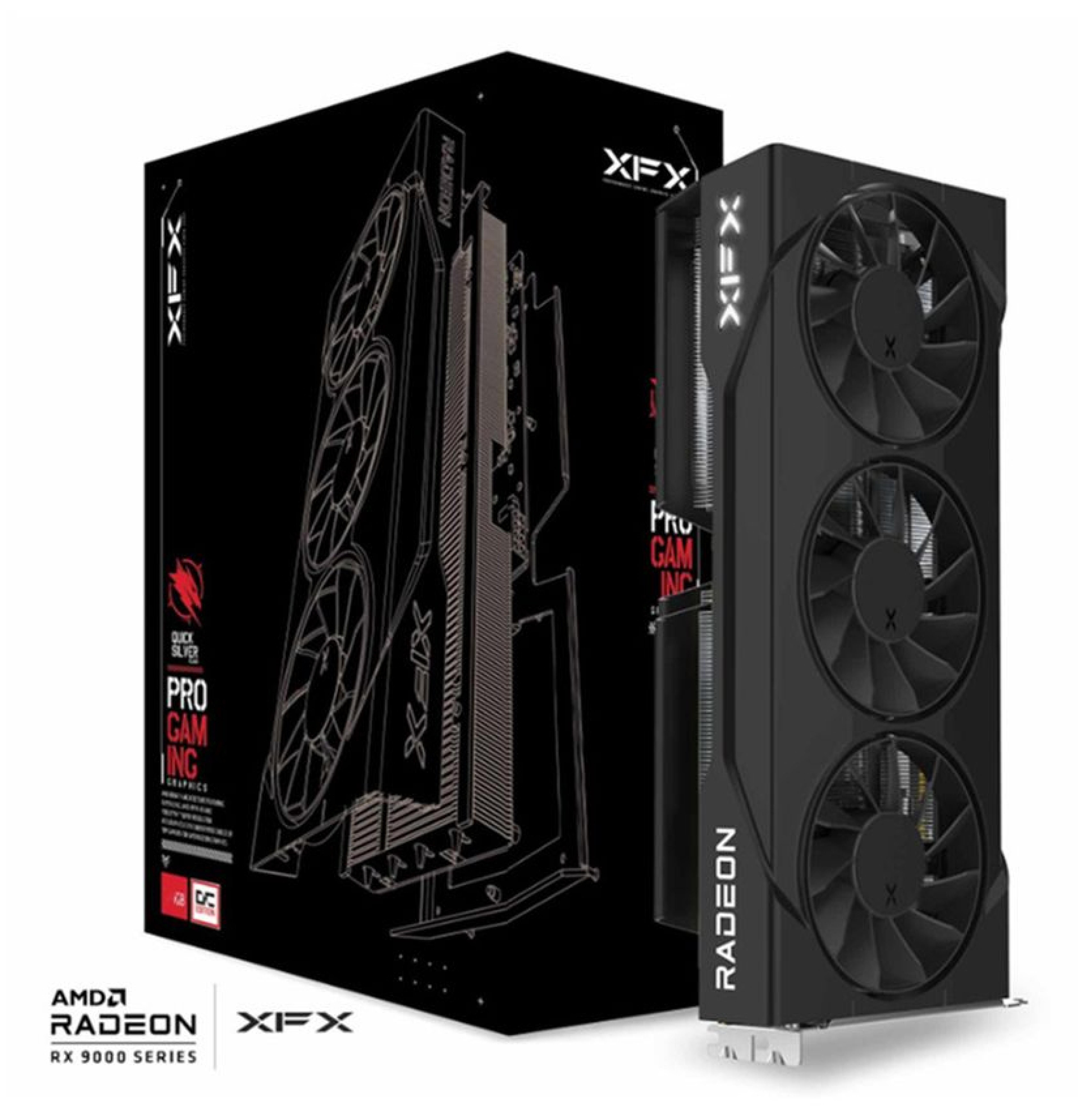 XFX RX 9060XT Swift Triple Fan OC Black 16GB GDDR6