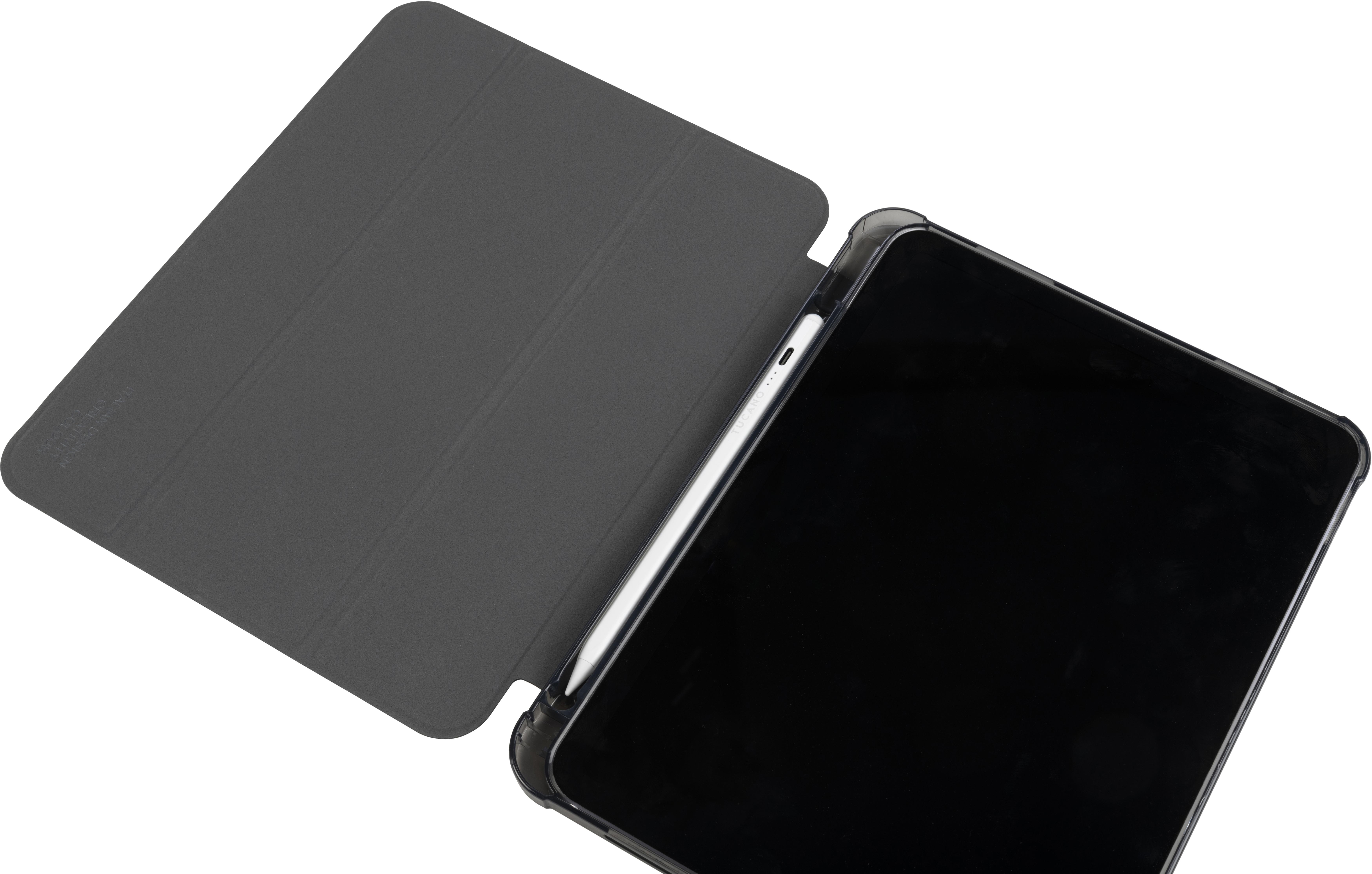 TUCANO SATIN Tablethülle mit Fallschutz Apple iPad 11" 11.Gen A16 / 10,9" 10.Gen Grau