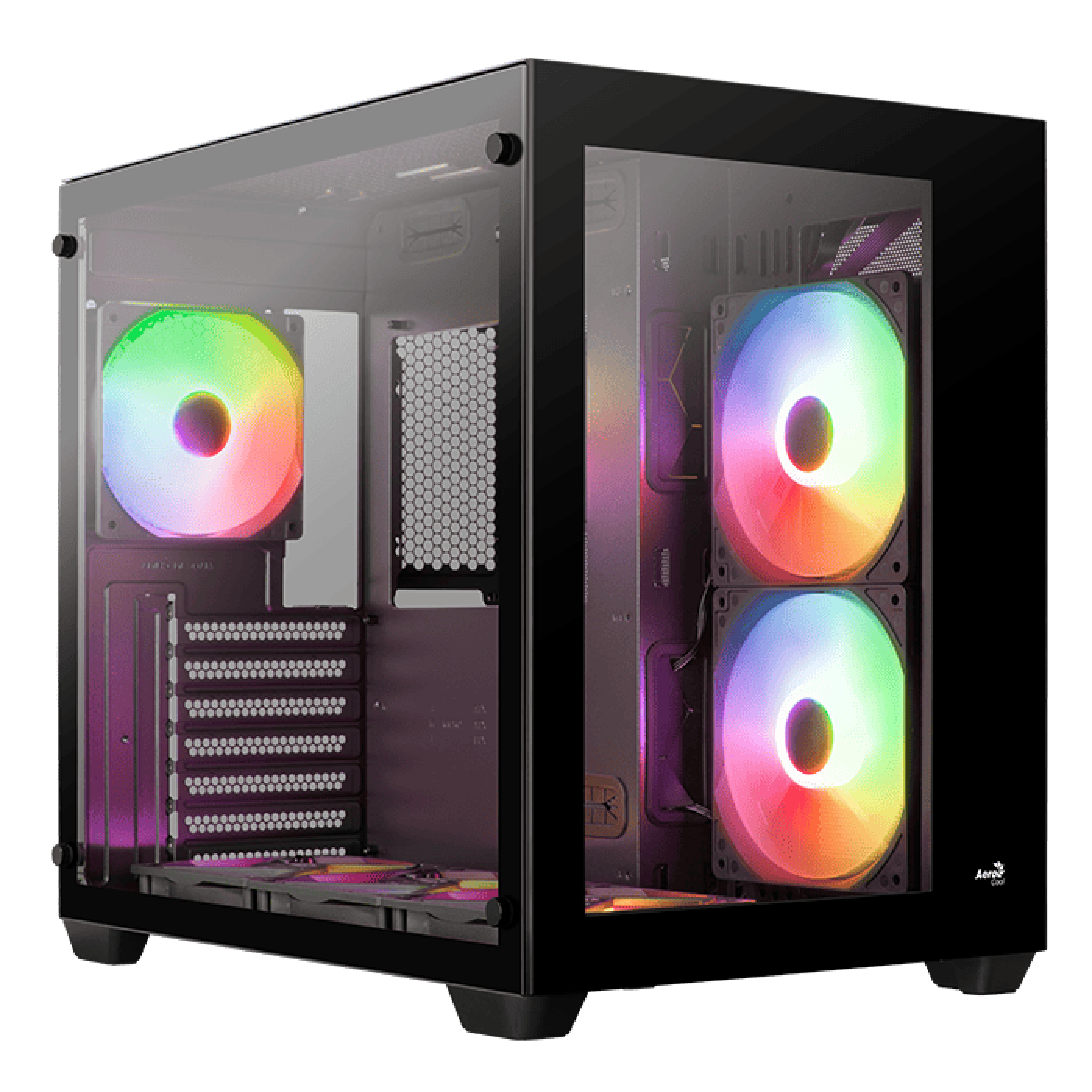 AeroCool Geh Midi Dryft MicroATX/ATX/MiniITX ARGB (black)