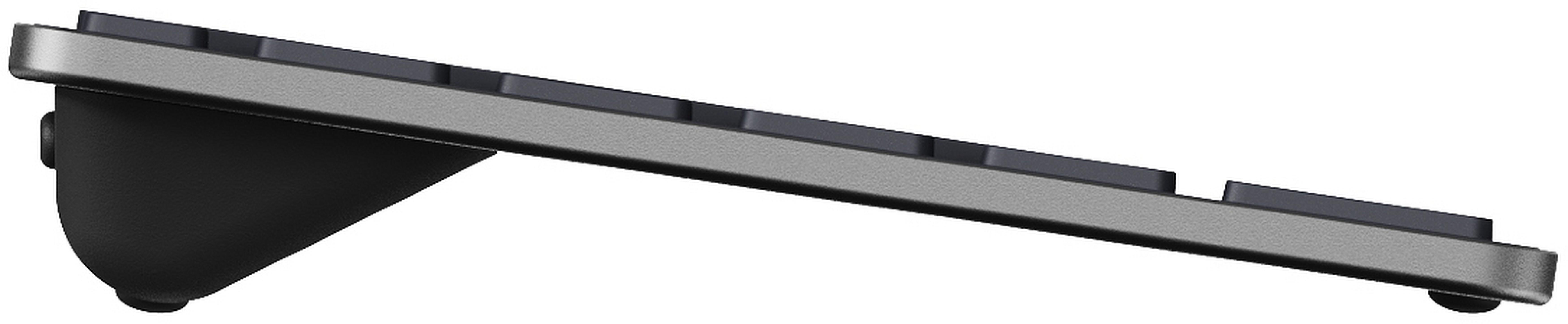 RAPOO E2810M Smart TV Multi-Media Wireless metal Keyboard black DE