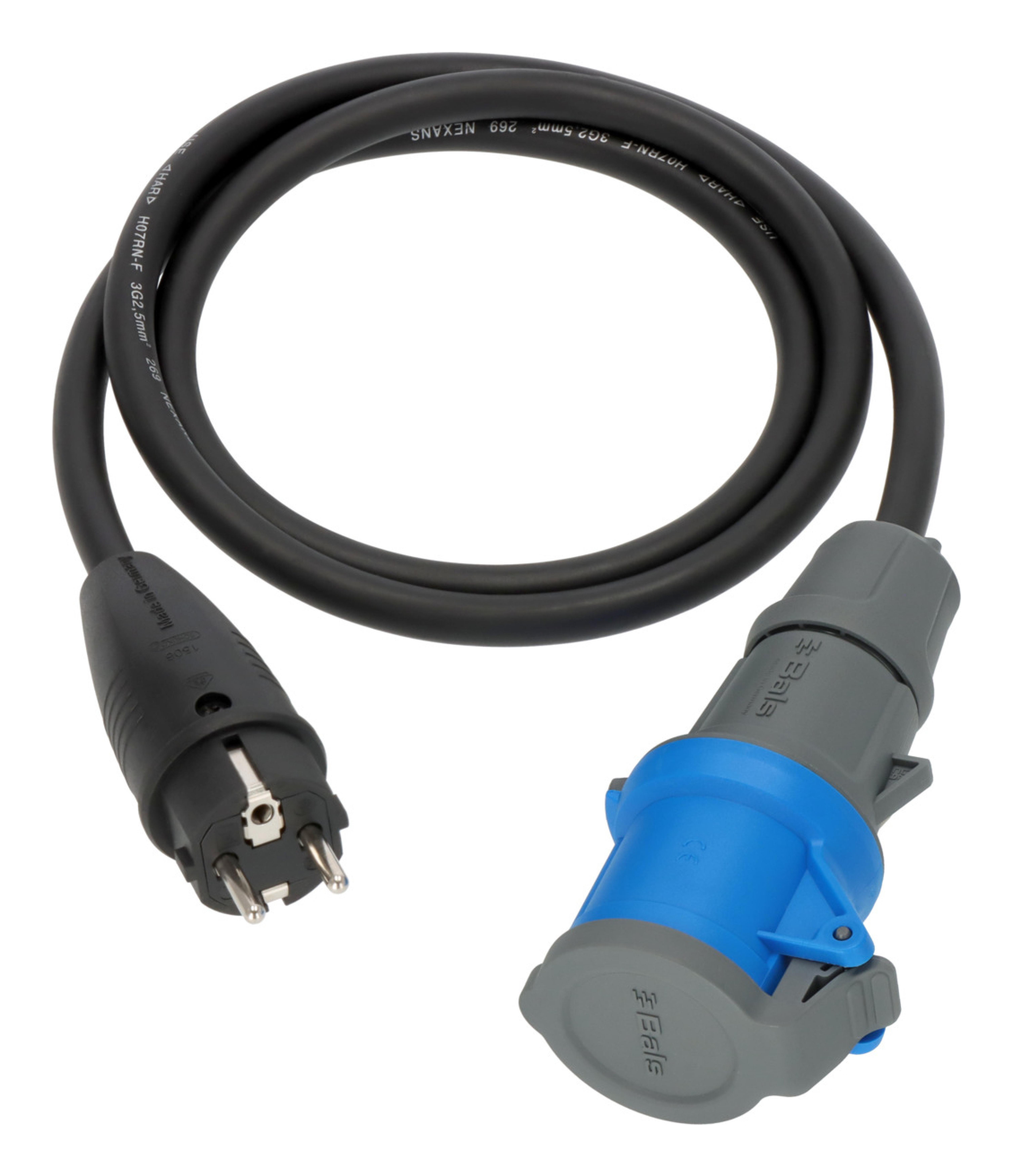 Brennenstuhl Adapter Leitung 1,5m Schuko/Kupplung schwarz
