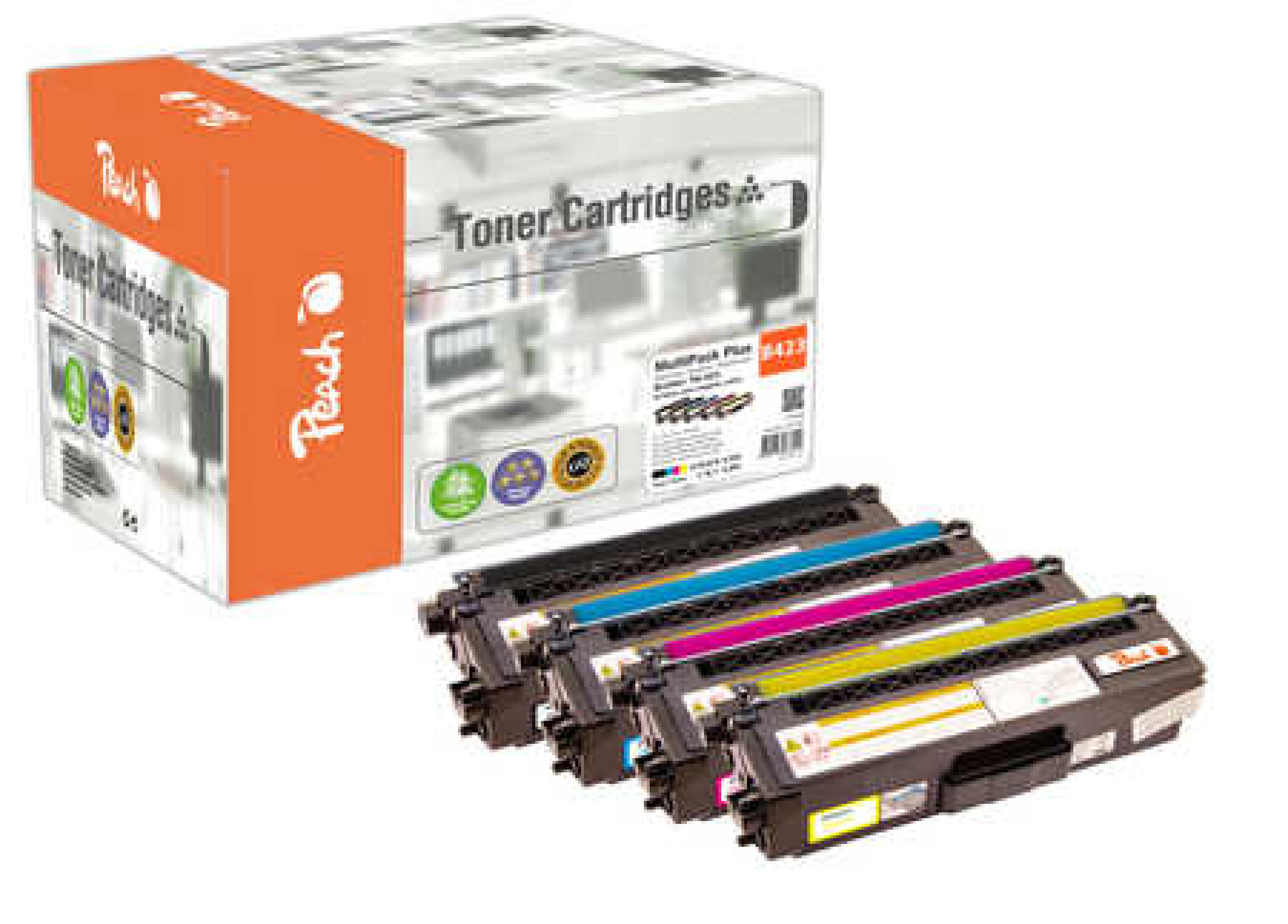 Peach Toner Brother TN-423 HL-8360 MultiPack Plus 2xbk,c,m,y remanufac