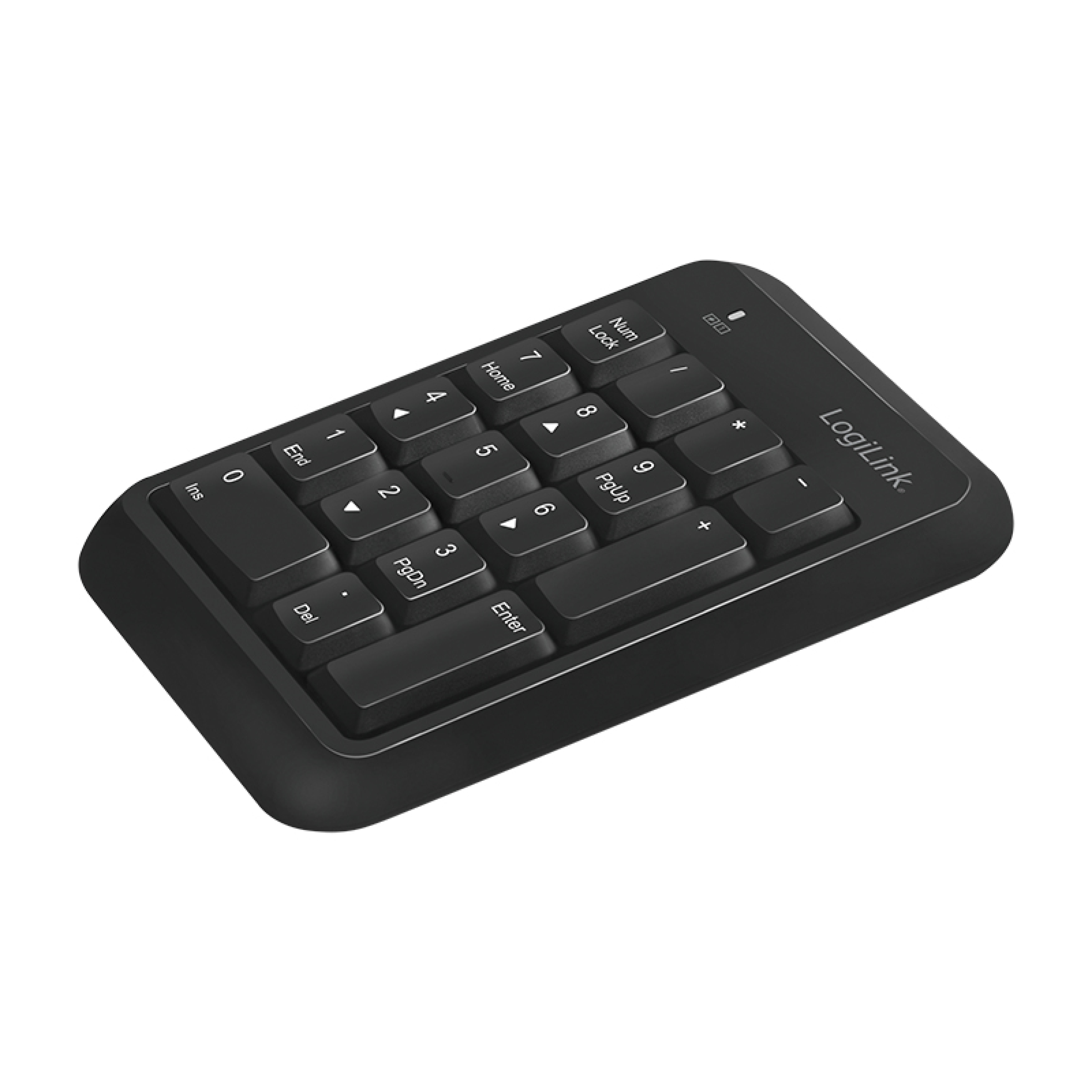 Logilink Keypad Bluetooth, mit 17 Tasten, V5.1, schwarz