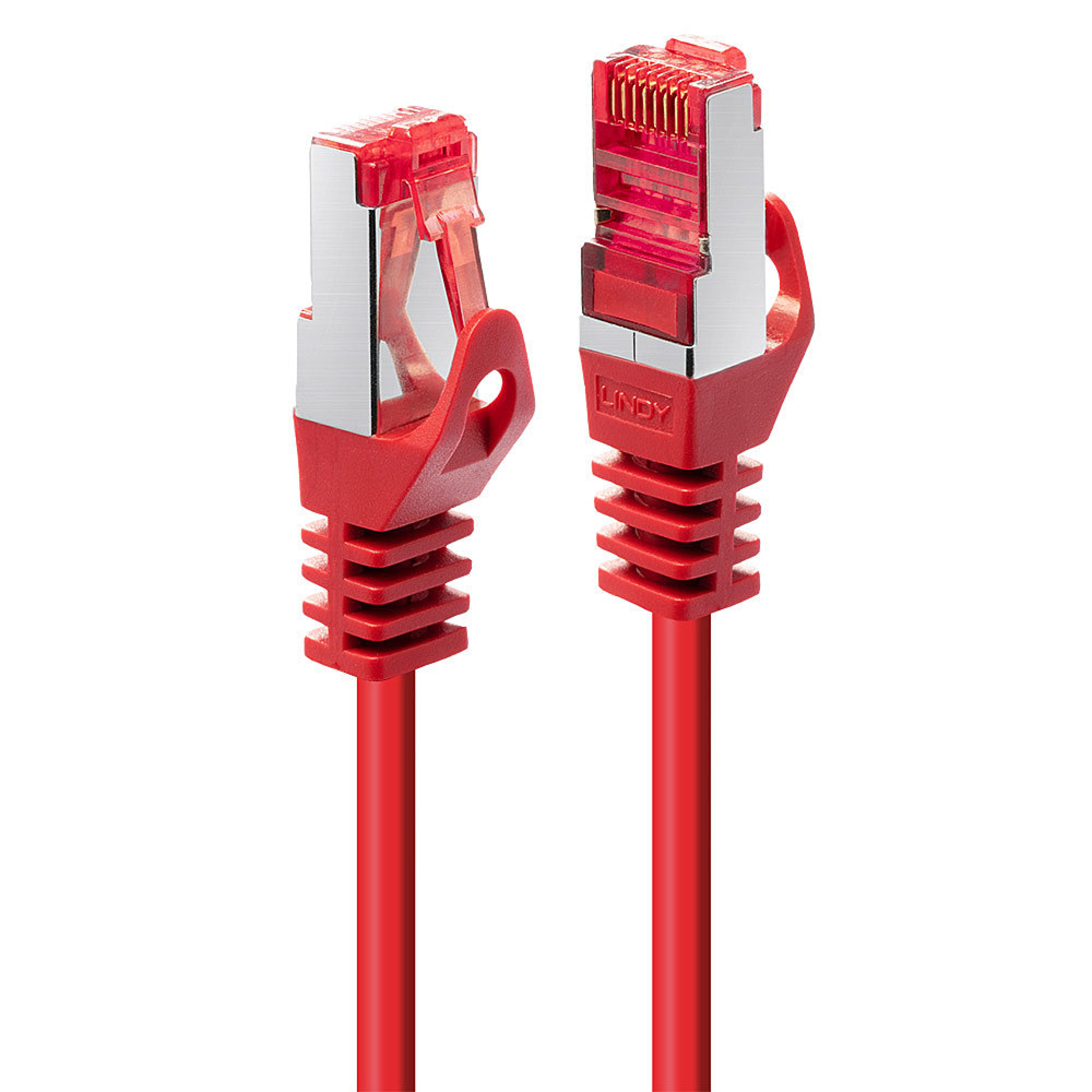 LINDY Patchkabel Cat6 S/FTP Basic rot 0.30m