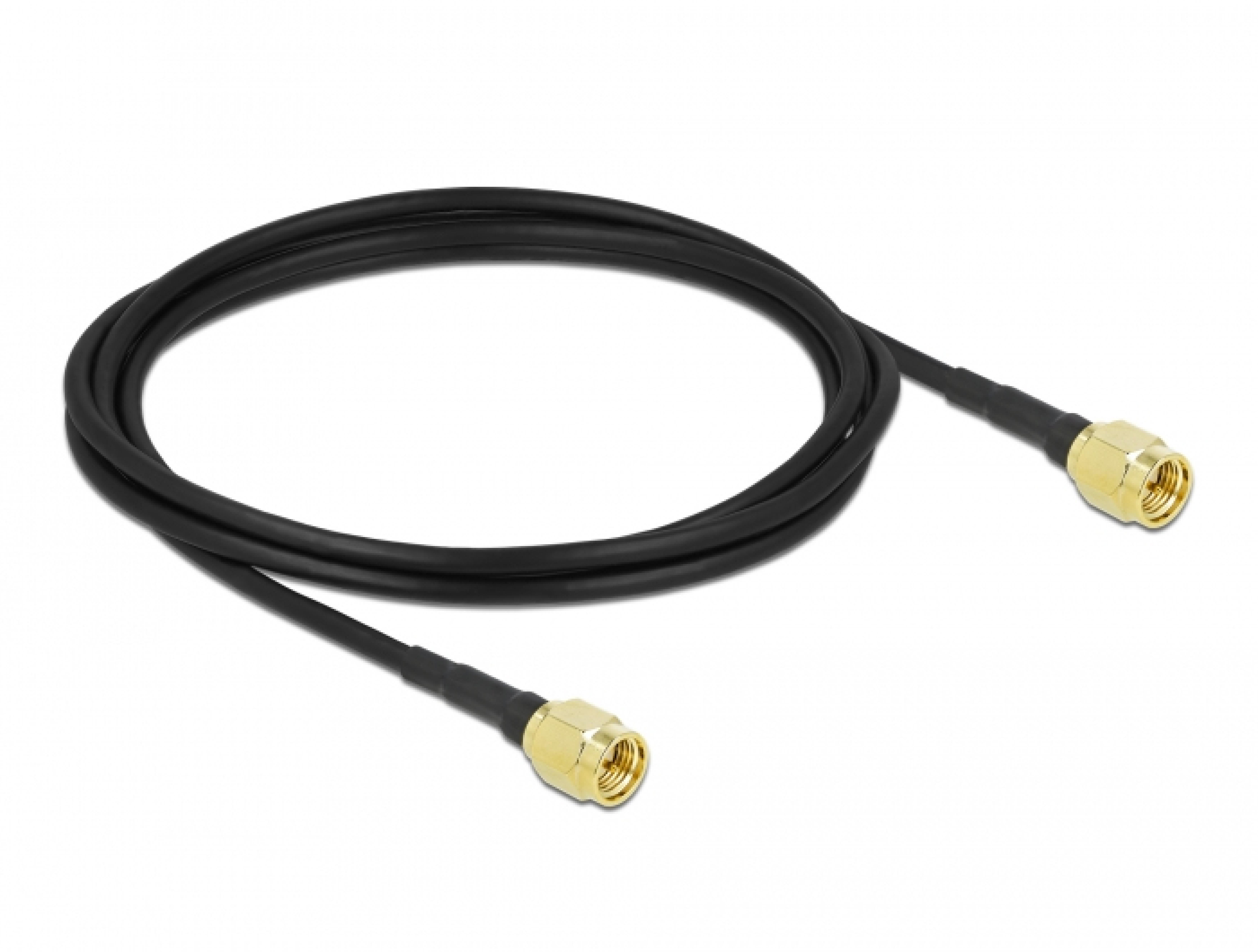 DELOCK Kabel SMA Steck. > SMA Steck. LMR/CFD100 2m low loss