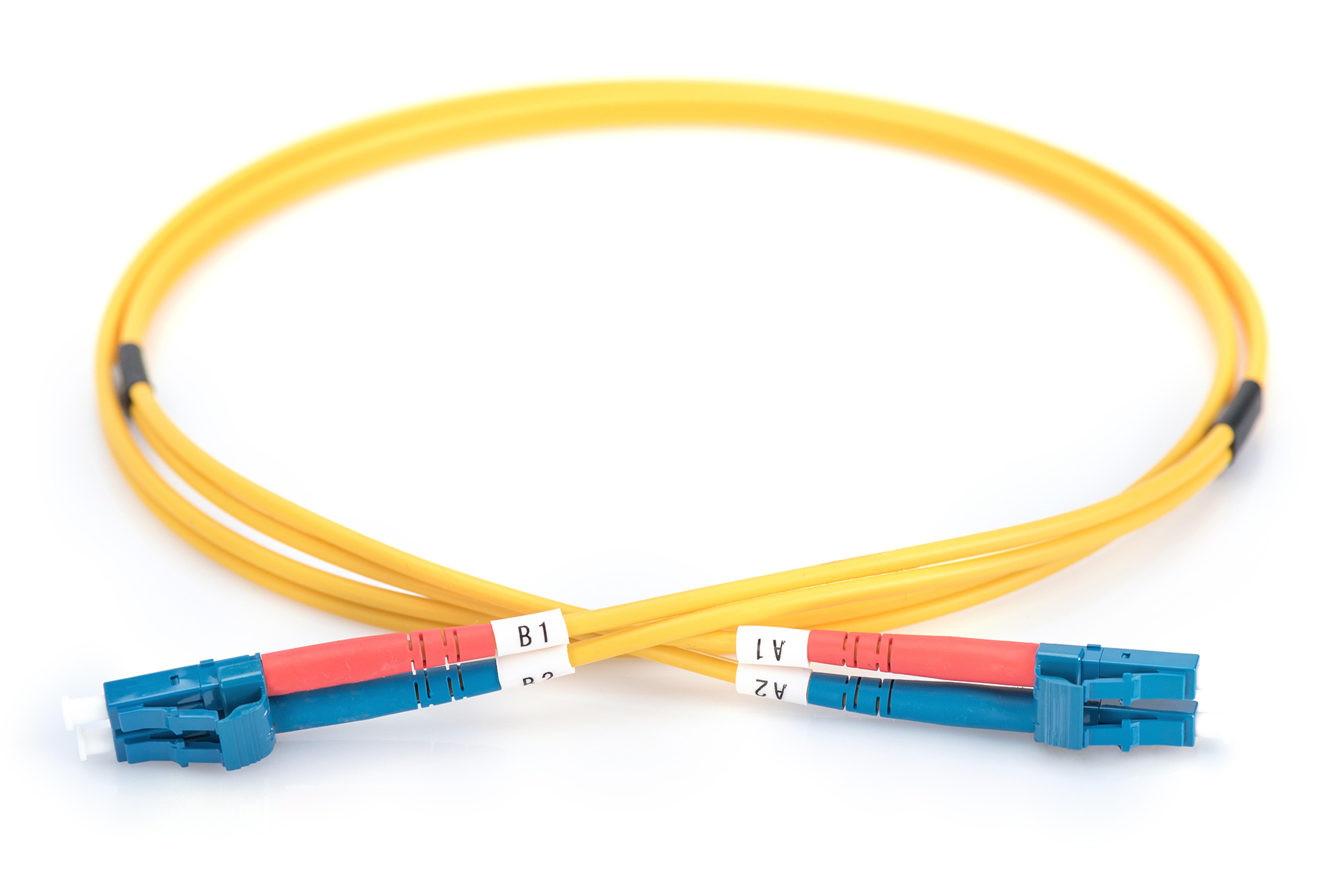 DIGITUS LWL Patchkabel LC -> LC 2.00m Singlemode Duplex OS2