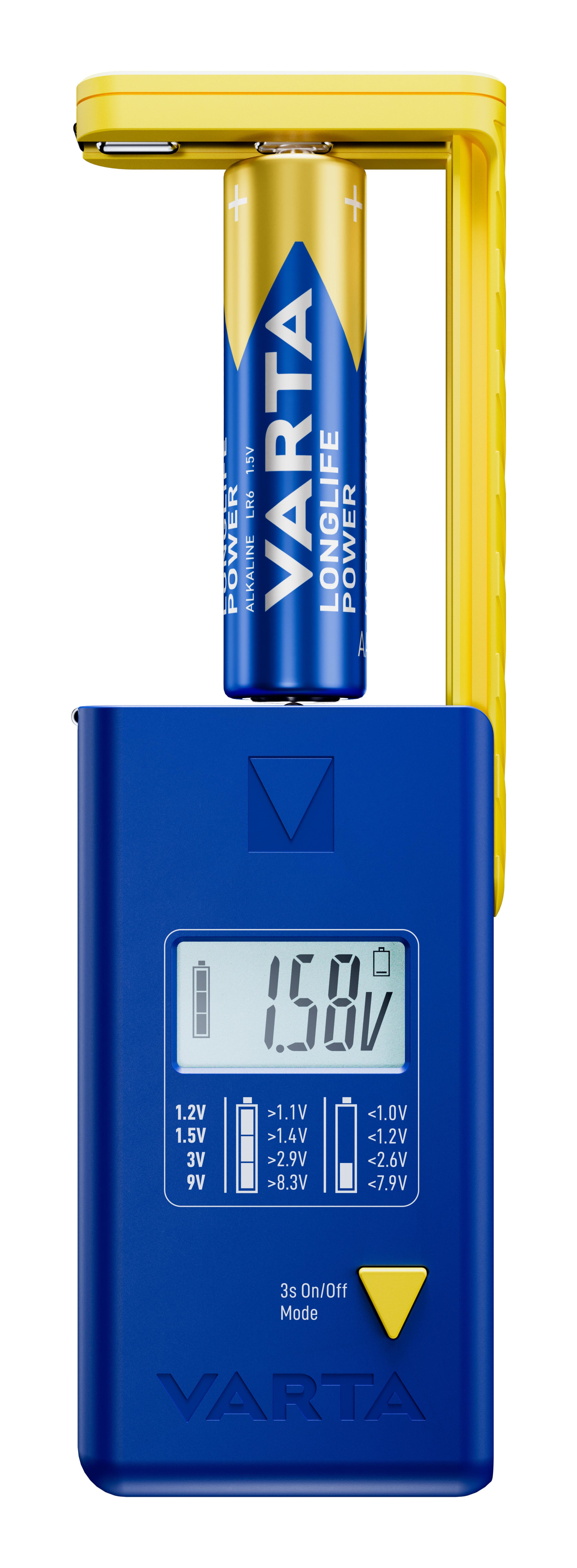 Varta Batterie Tester LCD Digital