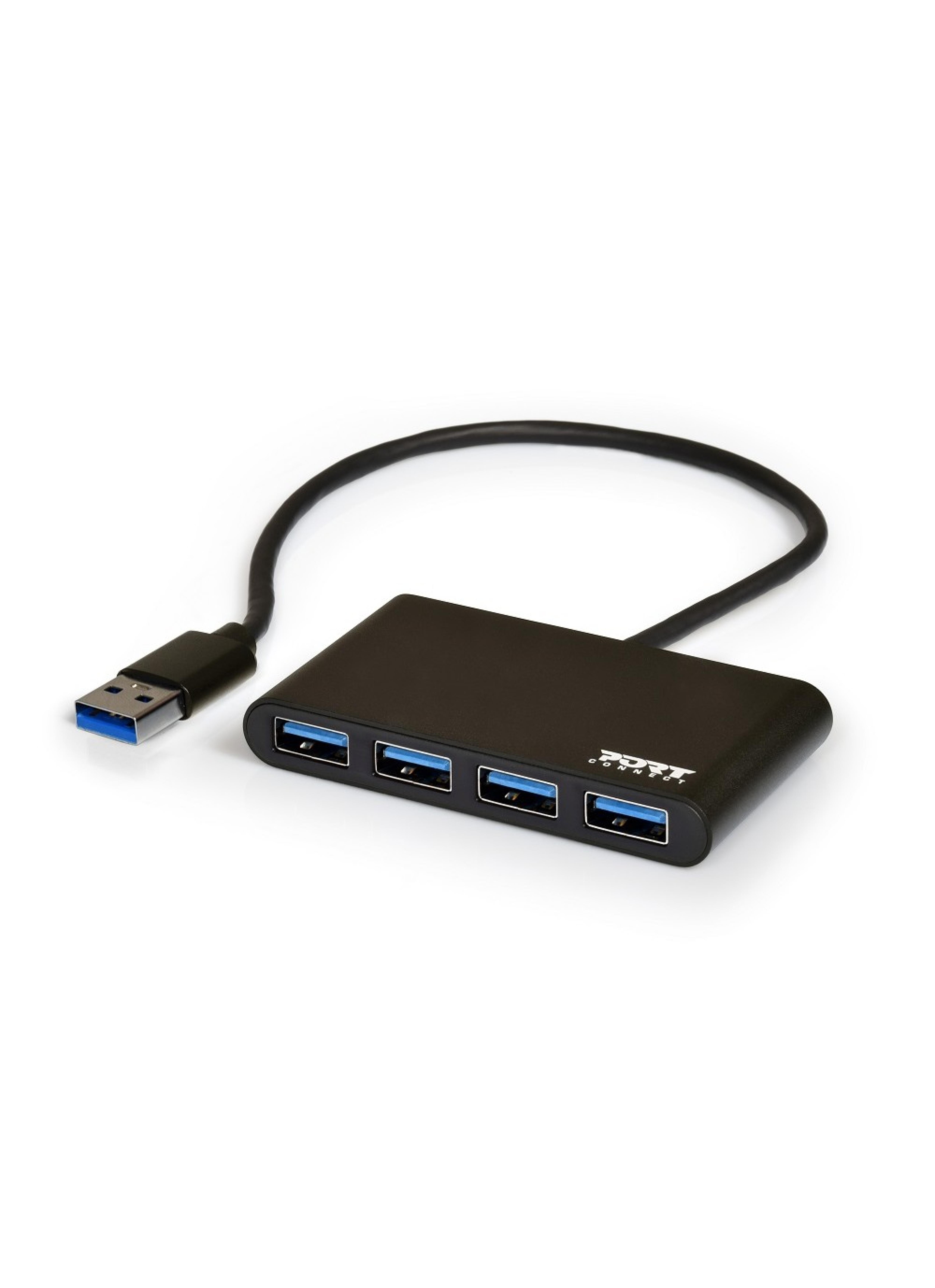 Port USB Hub 4 Port 3.0 5Gbps Verteiler Adapter