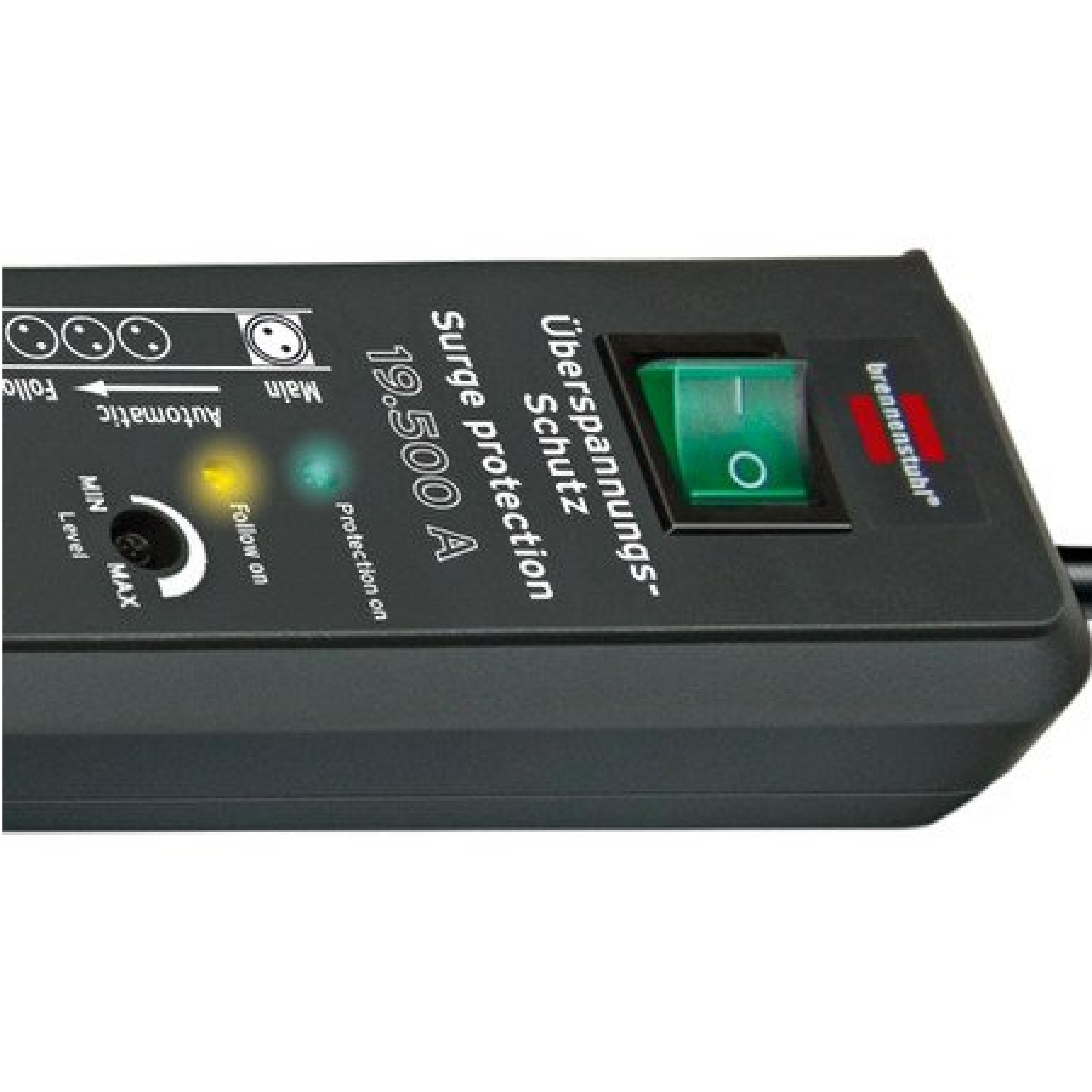 Brennenstuhl UEberspannungsschutz Secure-Tec 6x 3m anthr