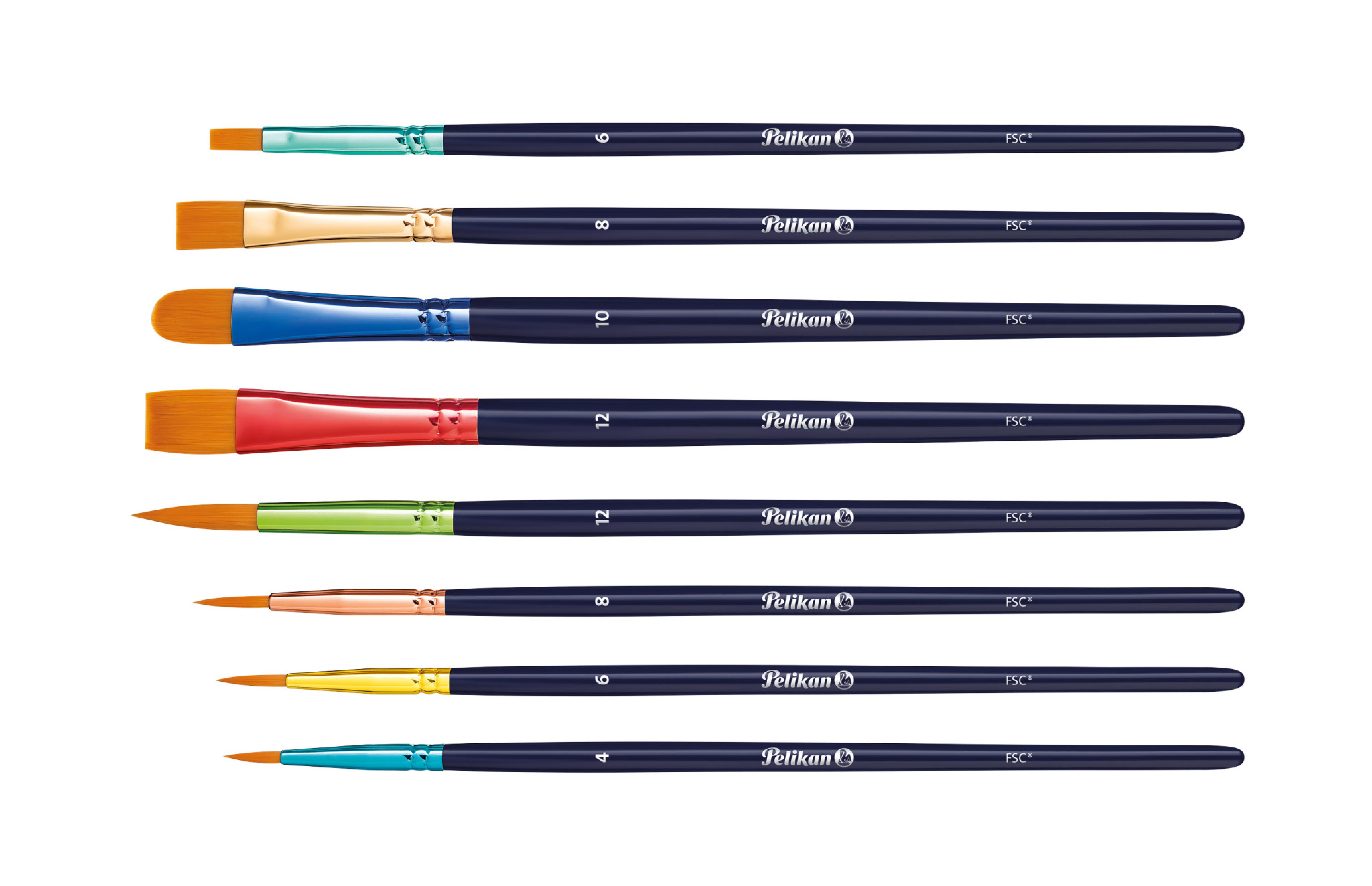 Pelikan Schulpinselset Premium PI8/PB 8 Stueck