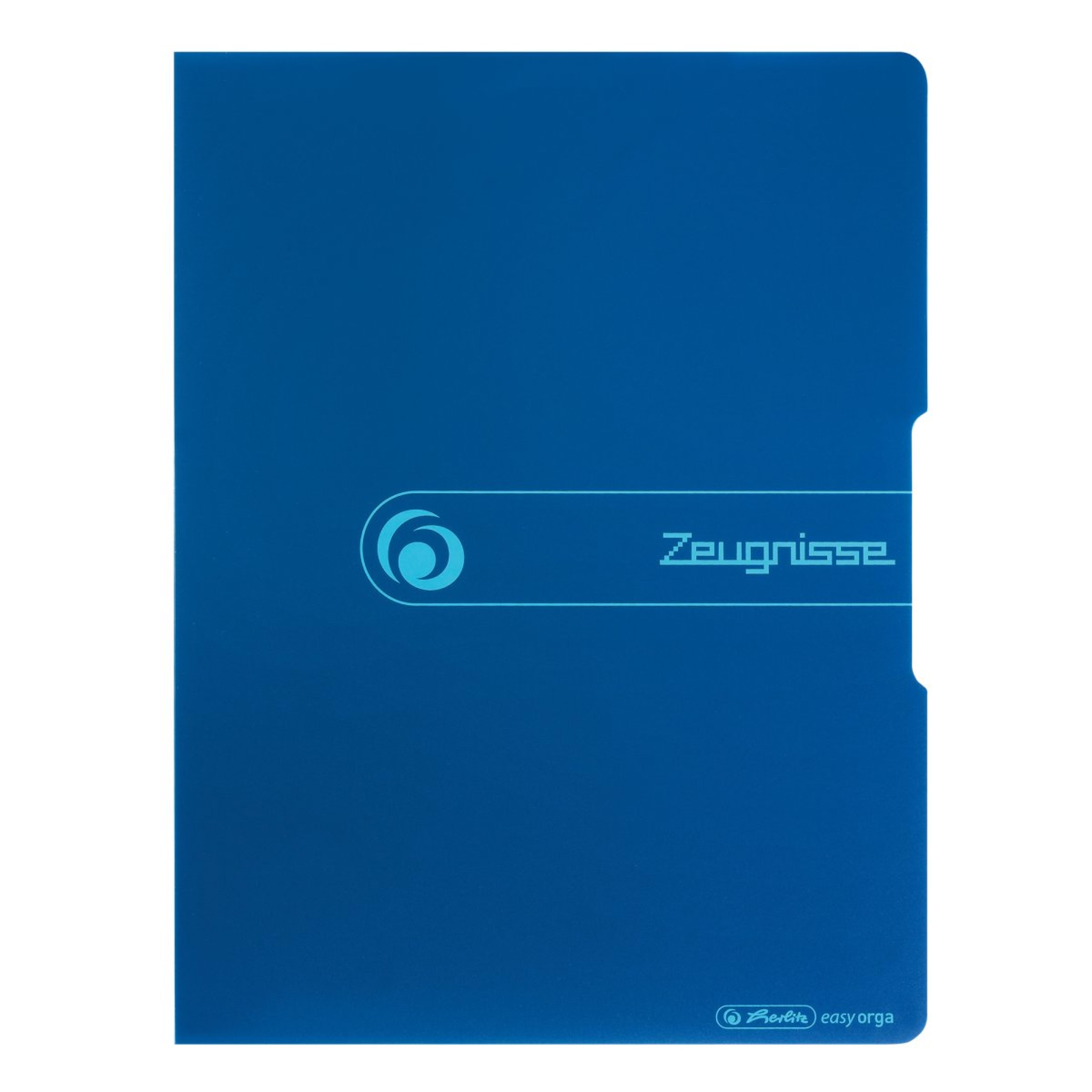 Herlitz Sichtbuch "Zeugnisse" opak blau 20 Huellen