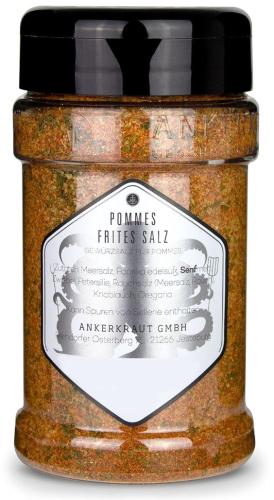 Gewürzstreuer mit Ankerkraut Pommes Frites Salz Gewürzmischung