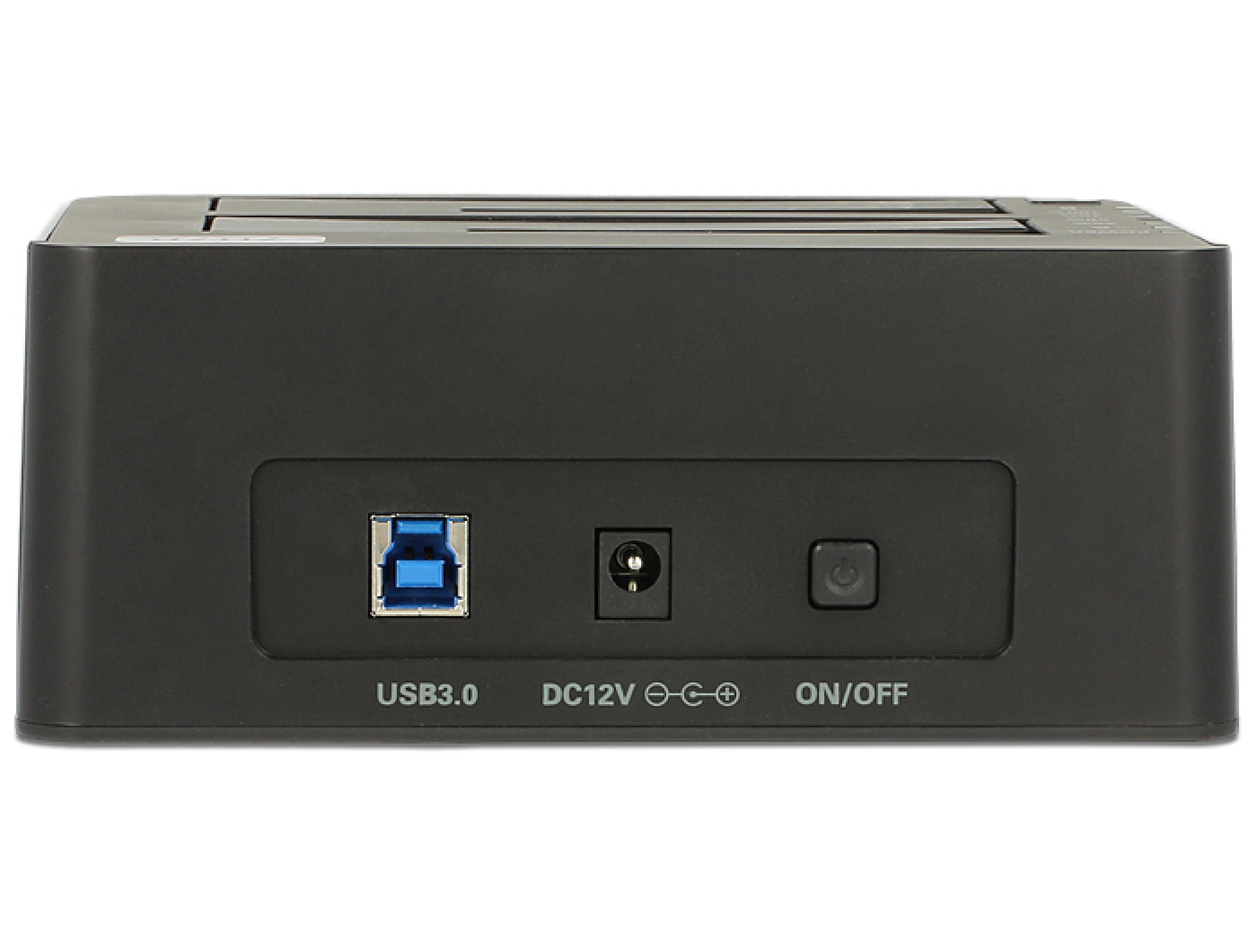 DELOCK Dockingstation 2x SATA III HDD -> USB3.0 Clone