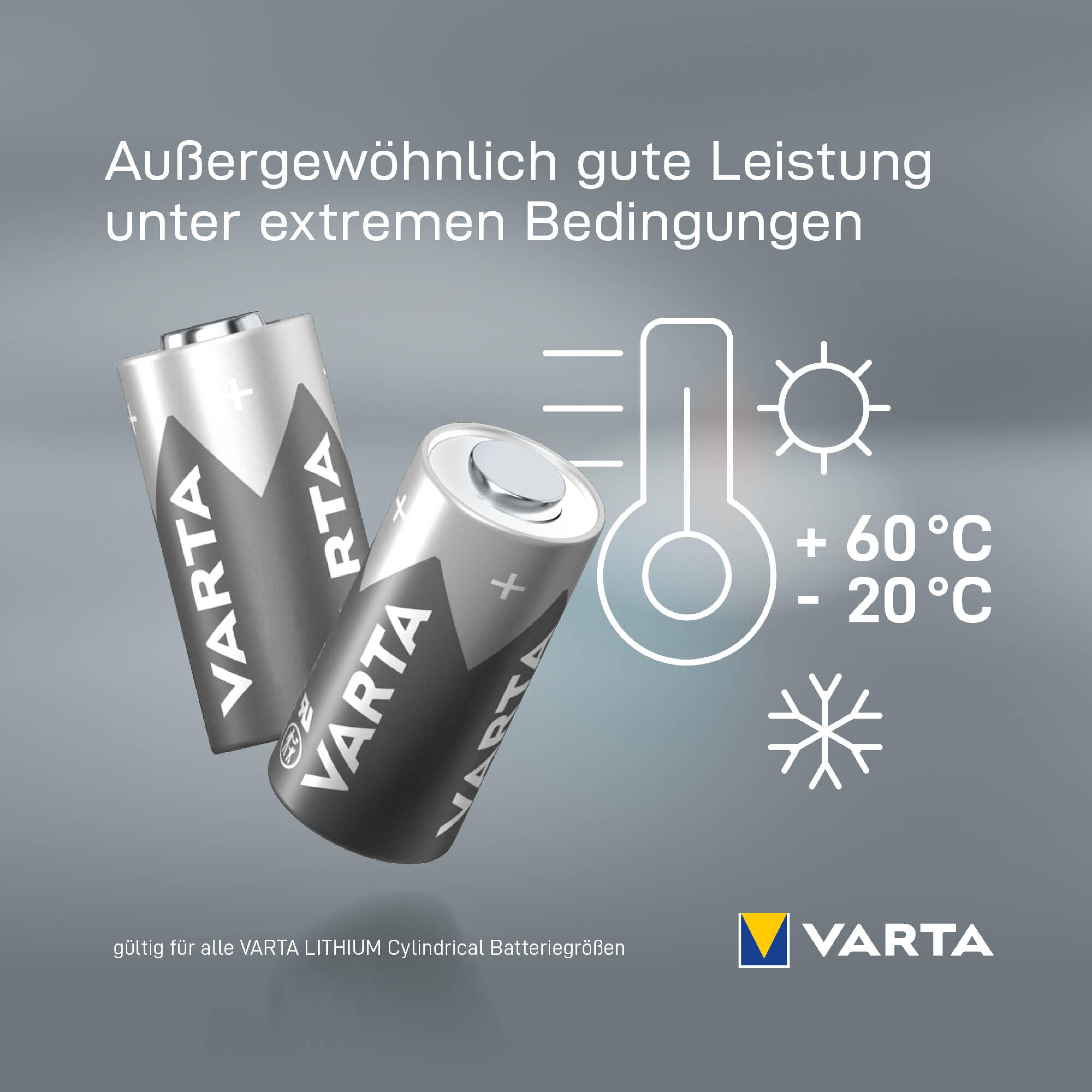 Varta Batterie Photo Lithium CR123A CR17345 2St.