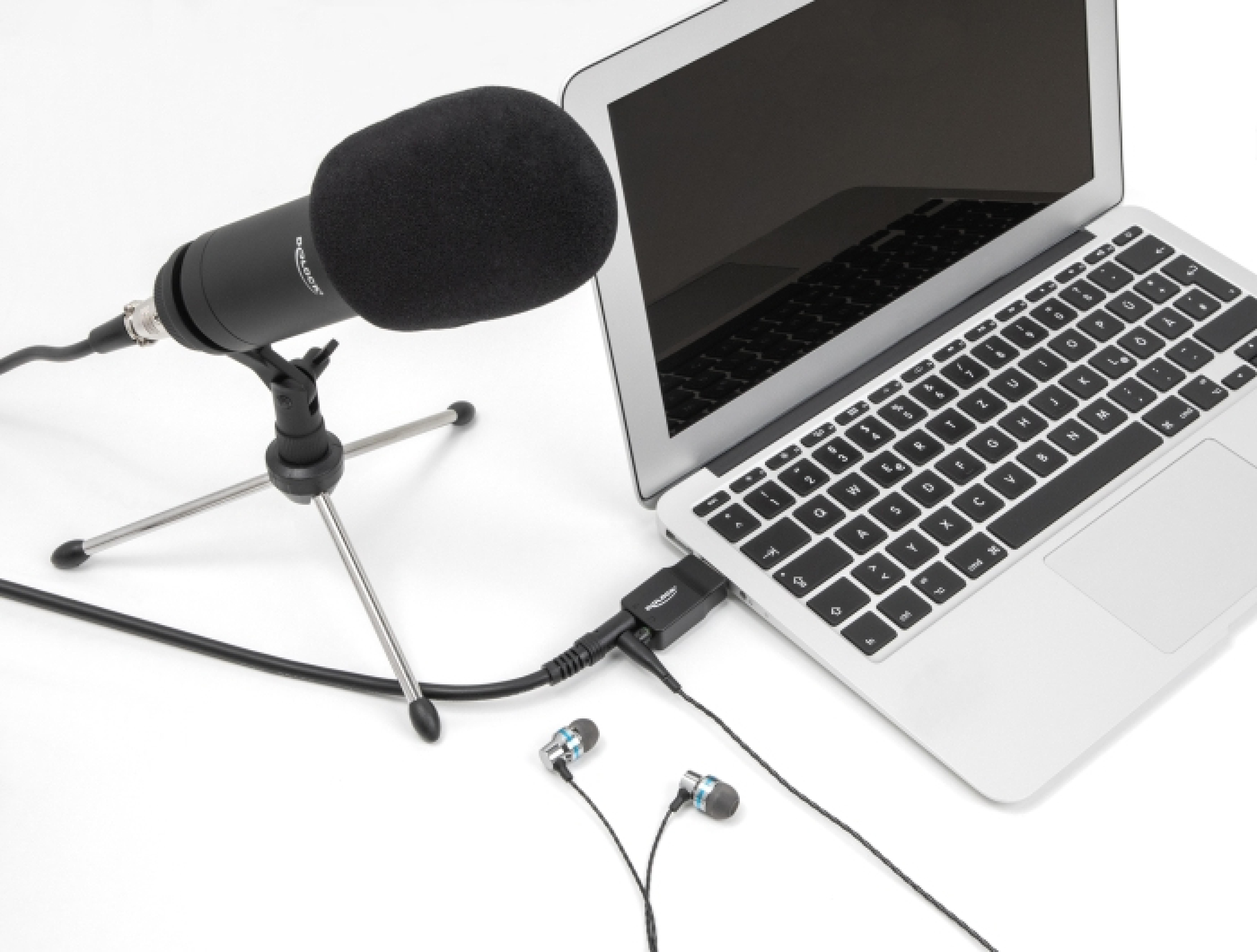 DELOCK Externe USB Soundkarte 2x3,5mm Klinkenbu. Plug&Play